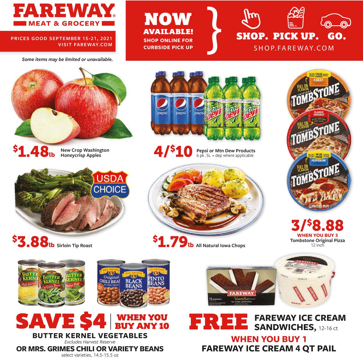 Fareway Weekly Ad Circular - valid 09/15-09/21/2021