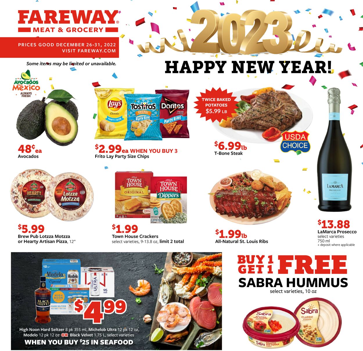 Fareway Weekly Ad Circular - valid 12/25-12/31/2022
