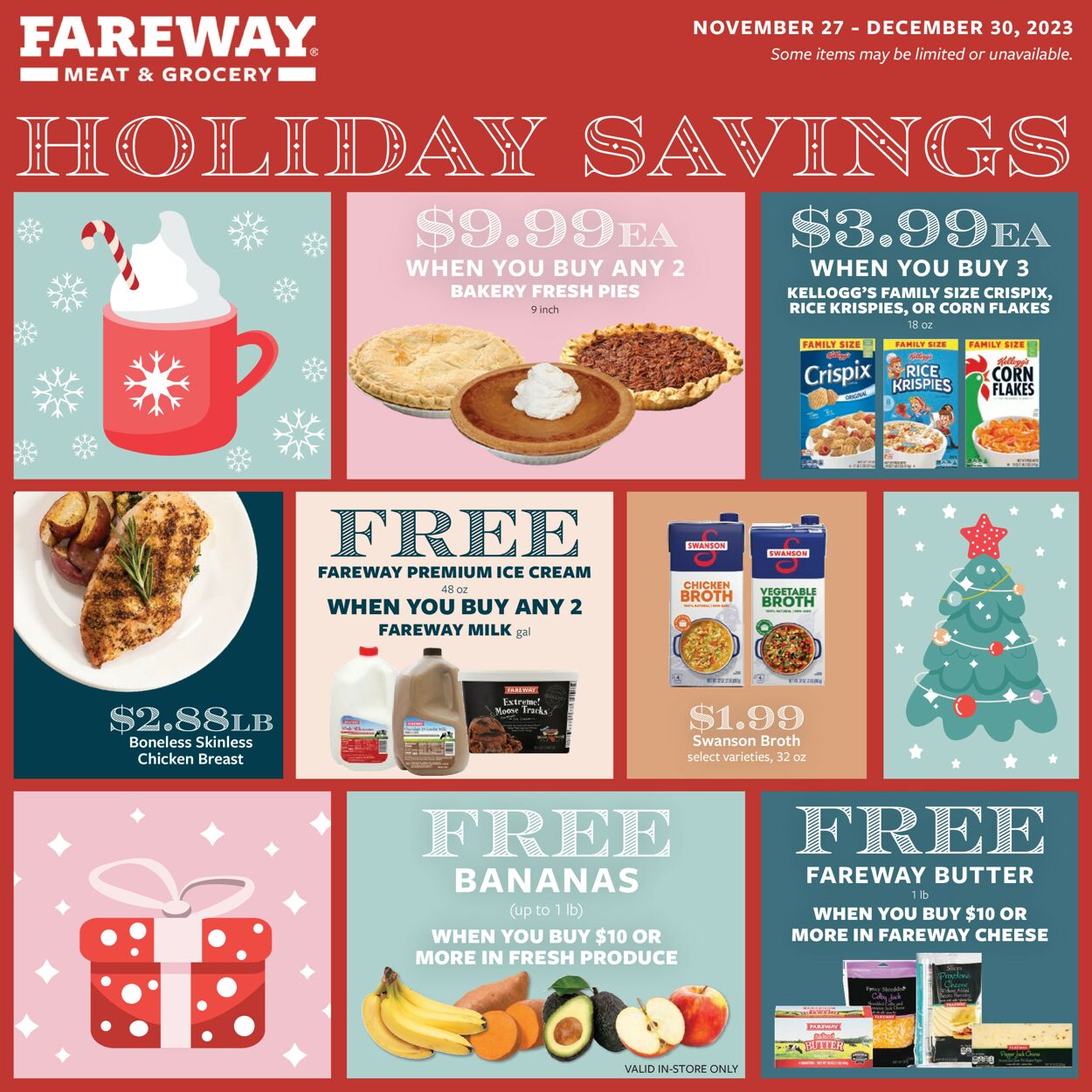 Fareway Weekly Ad Circular - valid 11/27-12/30/2023
