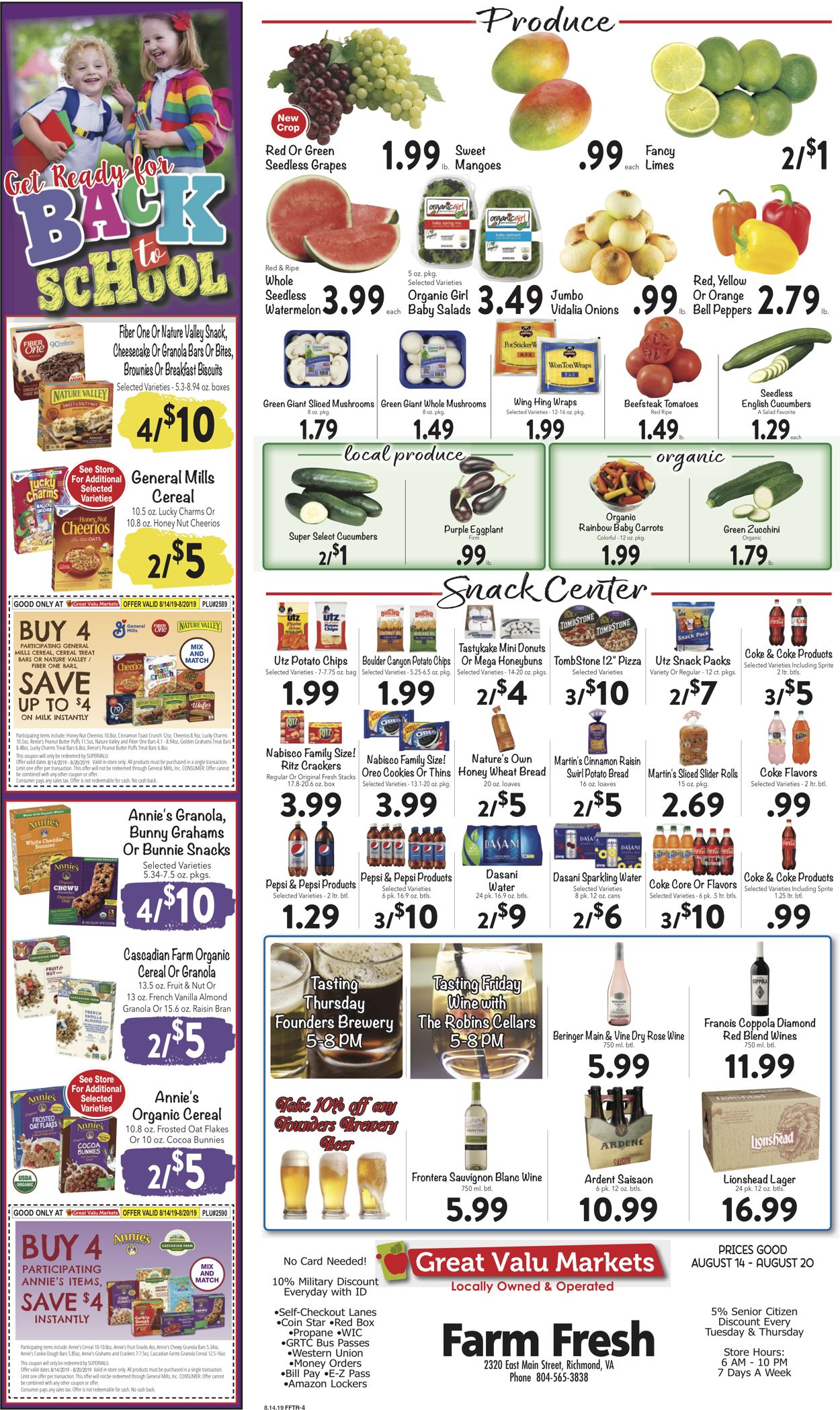 Farm Fresh Weekly Ad Circular - valid 08/14-08/20/2019 (Page 2)