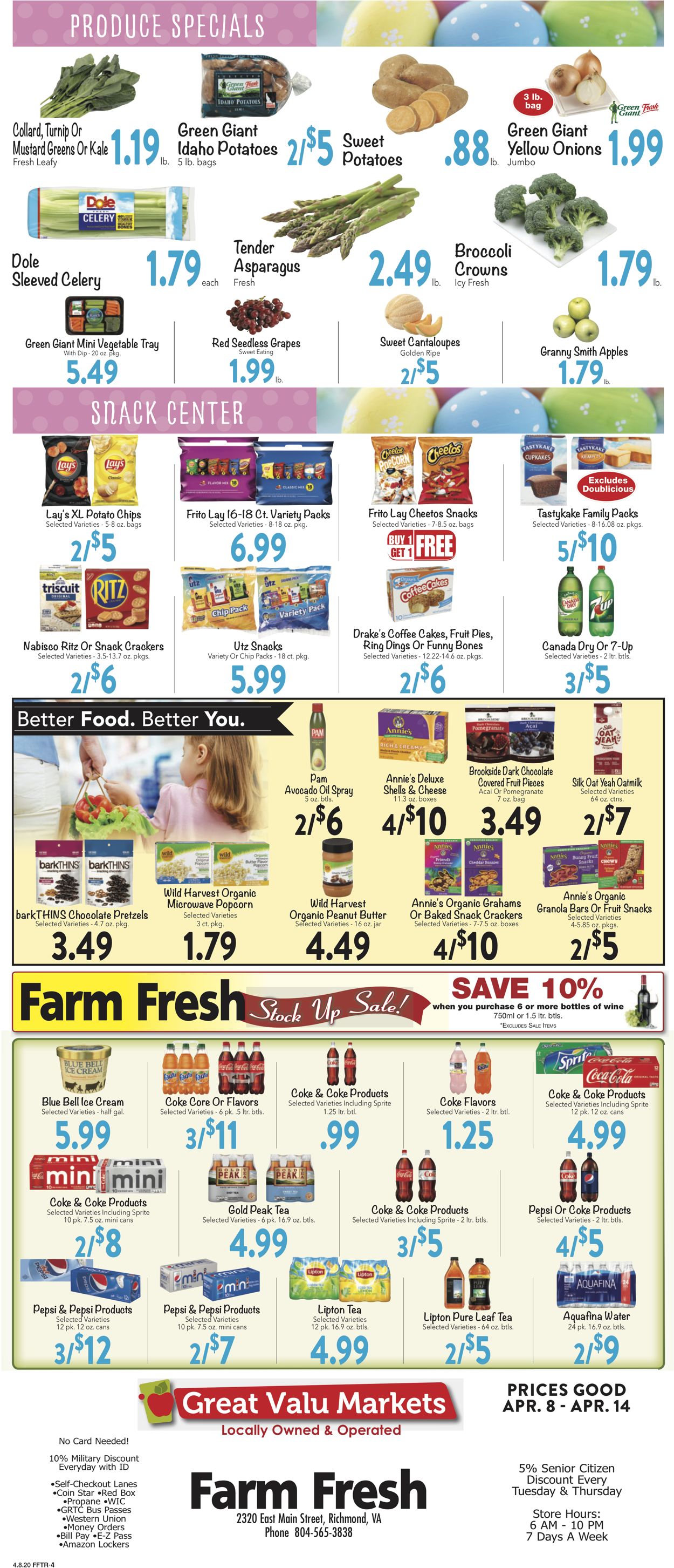 Farm Fresh Weekly Ad Circular - valid 04/08-04/14/2020 (Page 4)