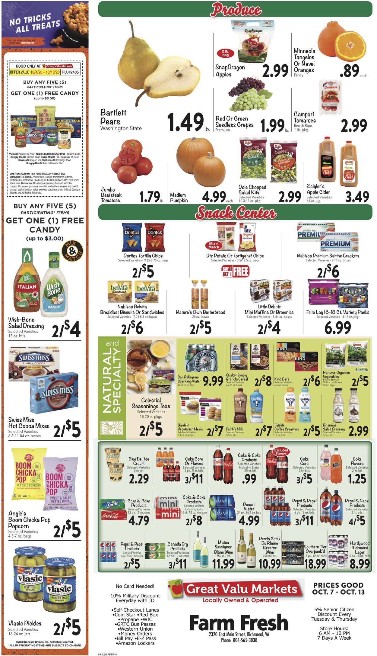 Farm Fresh Weekly Ad Circular - valid 10/07-10/13/2020 (Page 4)
