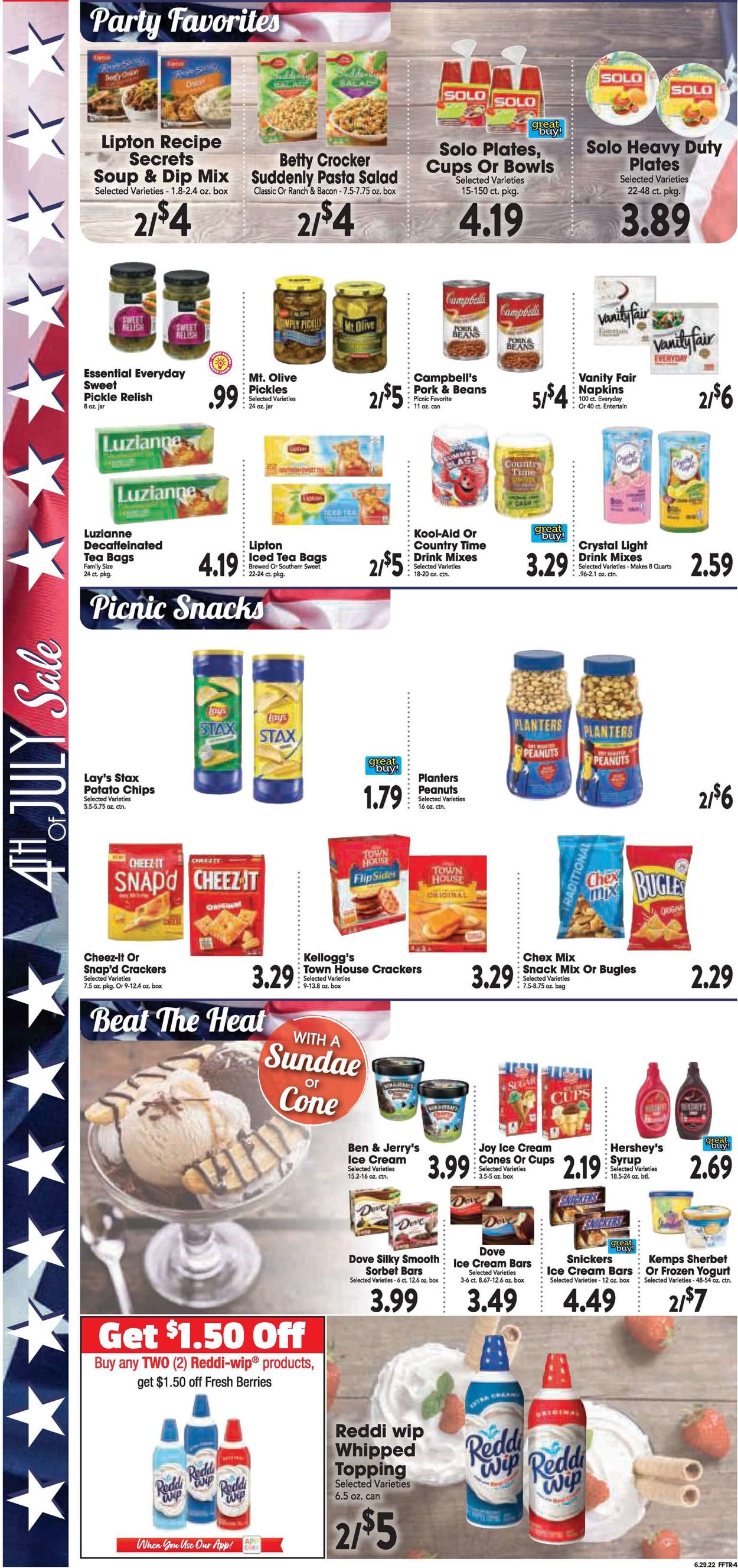 Farm Fresh - 4th of July Sale Weekly Ad Circular - valid 06/29-07/05/2022 (Page 4)