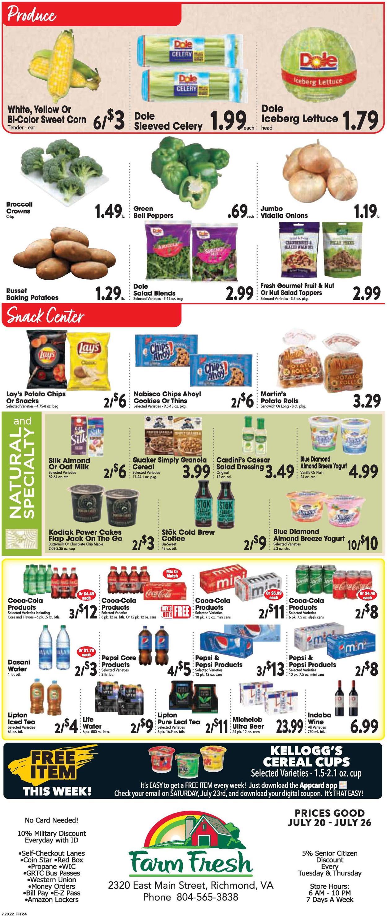 Farm Fresh Weekly Ad Circular - valid 07/20-07/26/2022 (Page 4)
