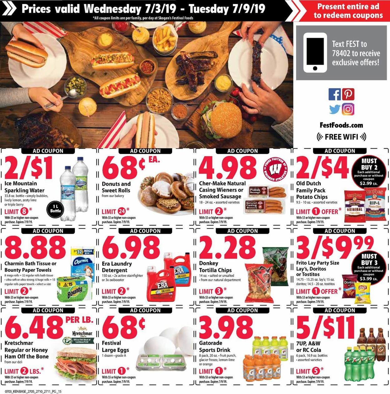 Festival Foods Weekly Ad Circular - valid 07/03-07/09/2019 (Page 2)