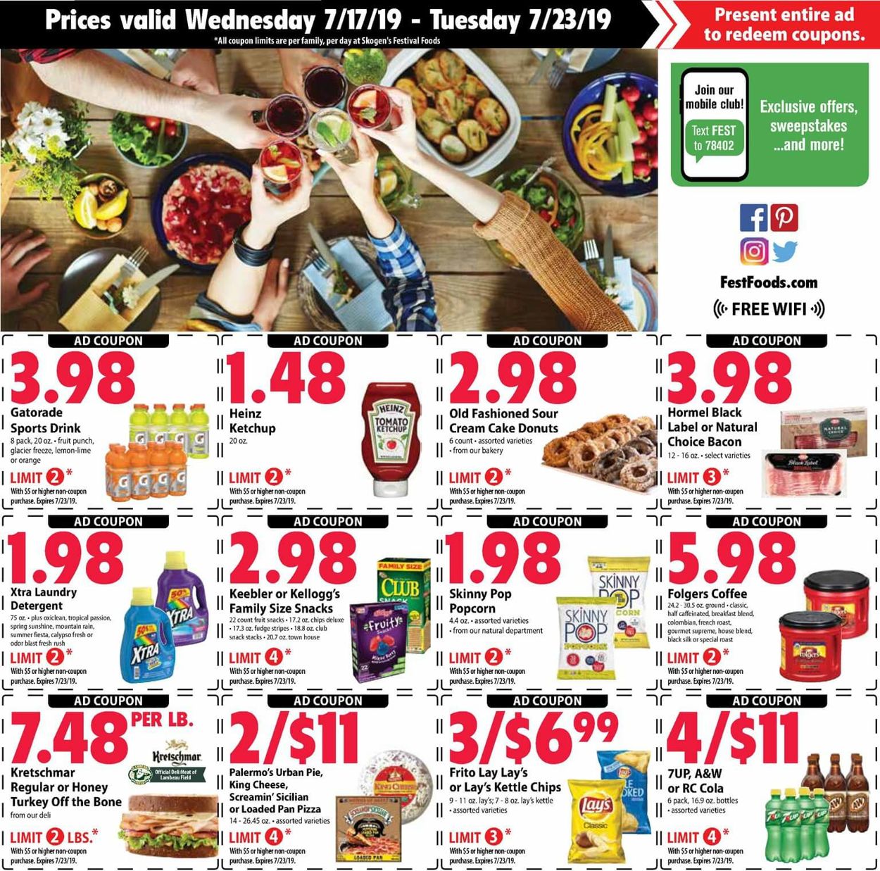 Festival Foods Weekly Ad Circular - valid 07/17-07/23/2019 (Page 2)