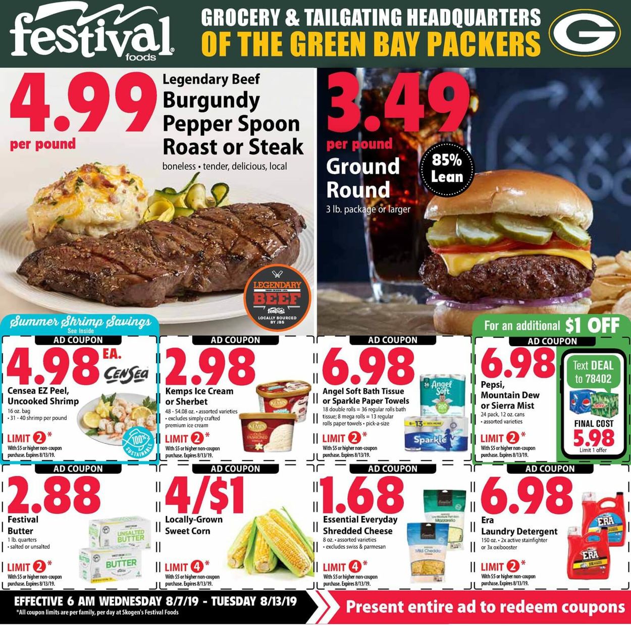 Festival Foods Weekly Ad Circular - valid 08/07-08/13/2019