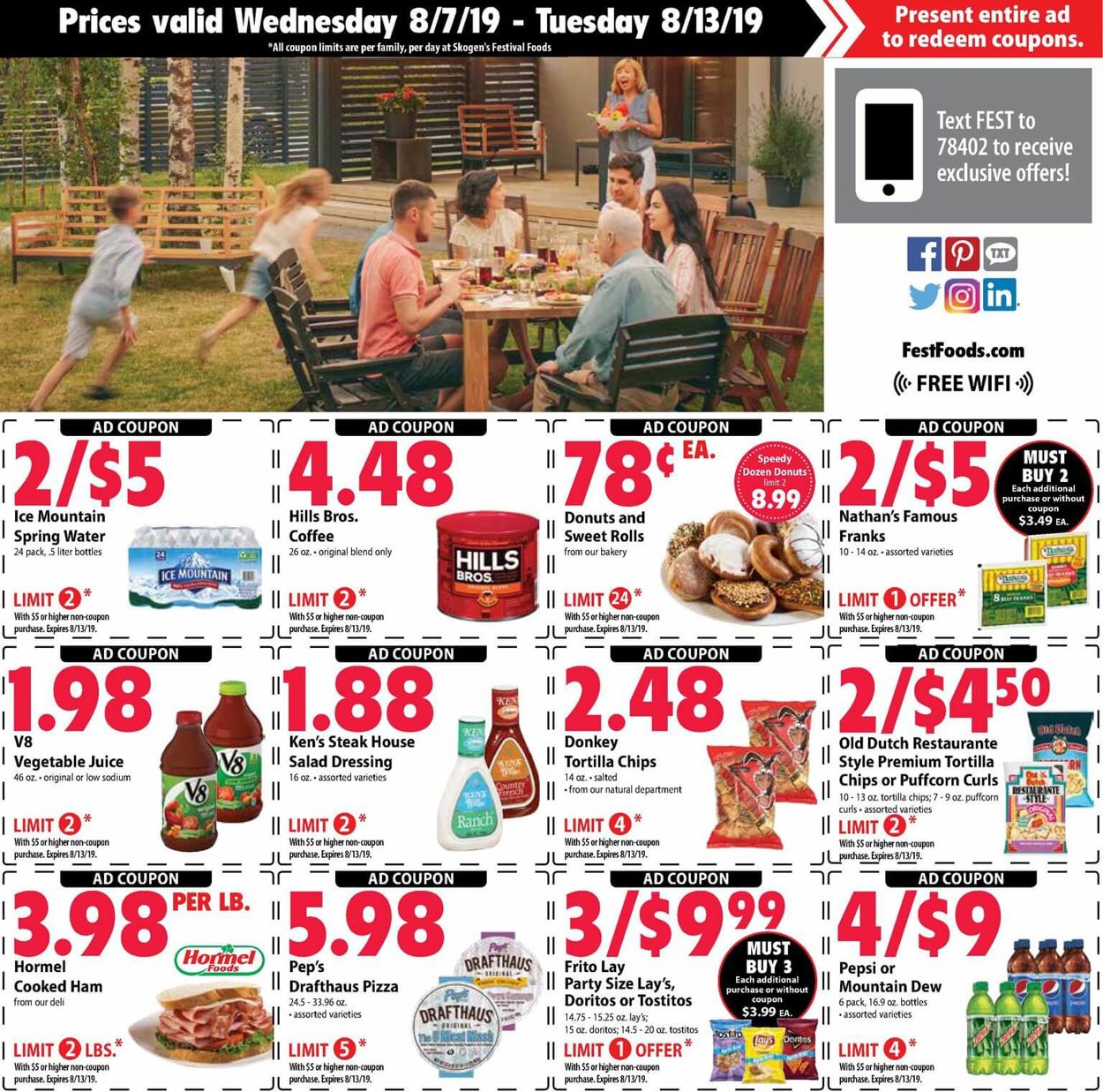 Festival Foods Weekly Ad Circular - valid 08/07-08/13/2019 (Page 2)