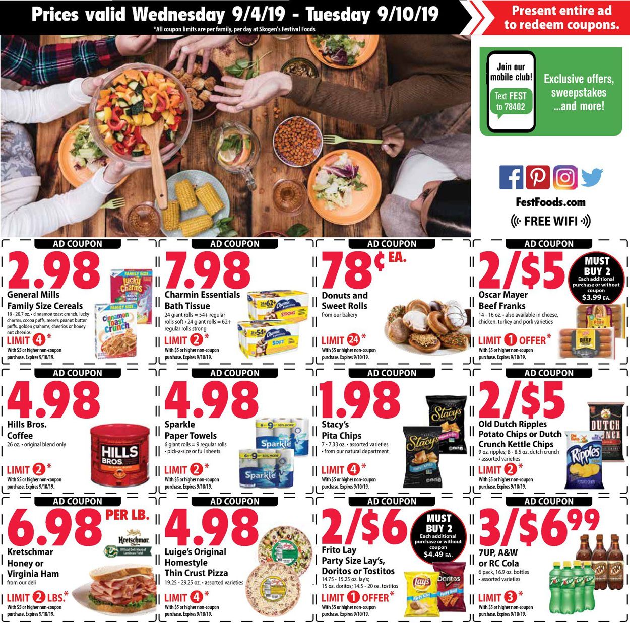 Festival Foods Weekly Ad Circular - valid 09/04-09/10/2019 (Page 2)