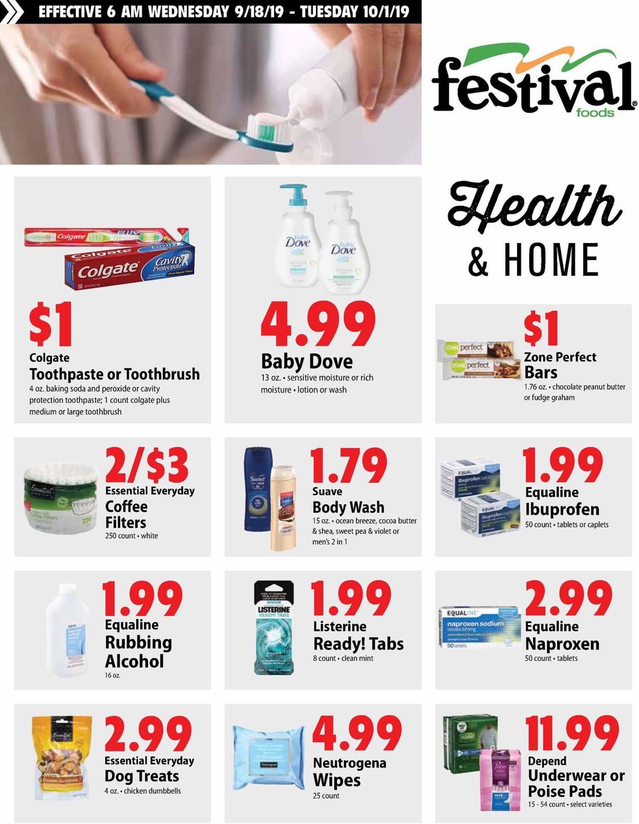 Festival Foods Weekly Ad Circular - valid 09/25-10/01/2019 (Page 9)