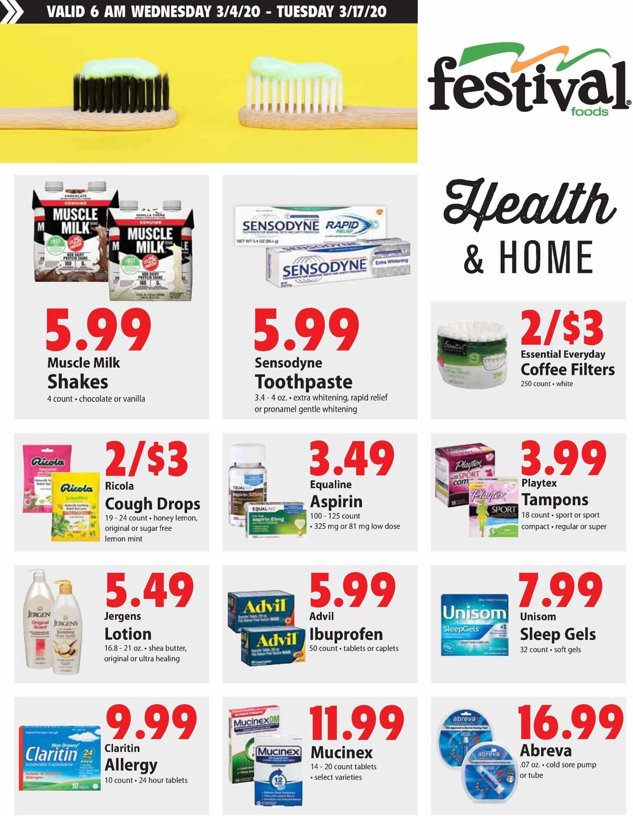 Festival Foods Weekly Ad Circular - valid 03/04-03/10/2020 (Page 9)