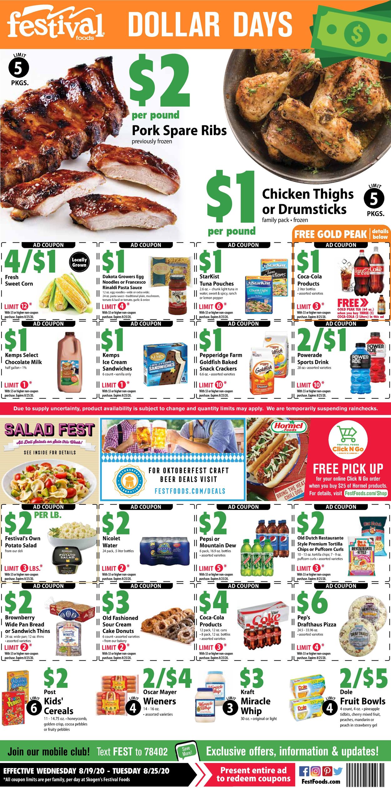 Festival Foods Weekly Ad Circular - valid 08/19-08/25/2020