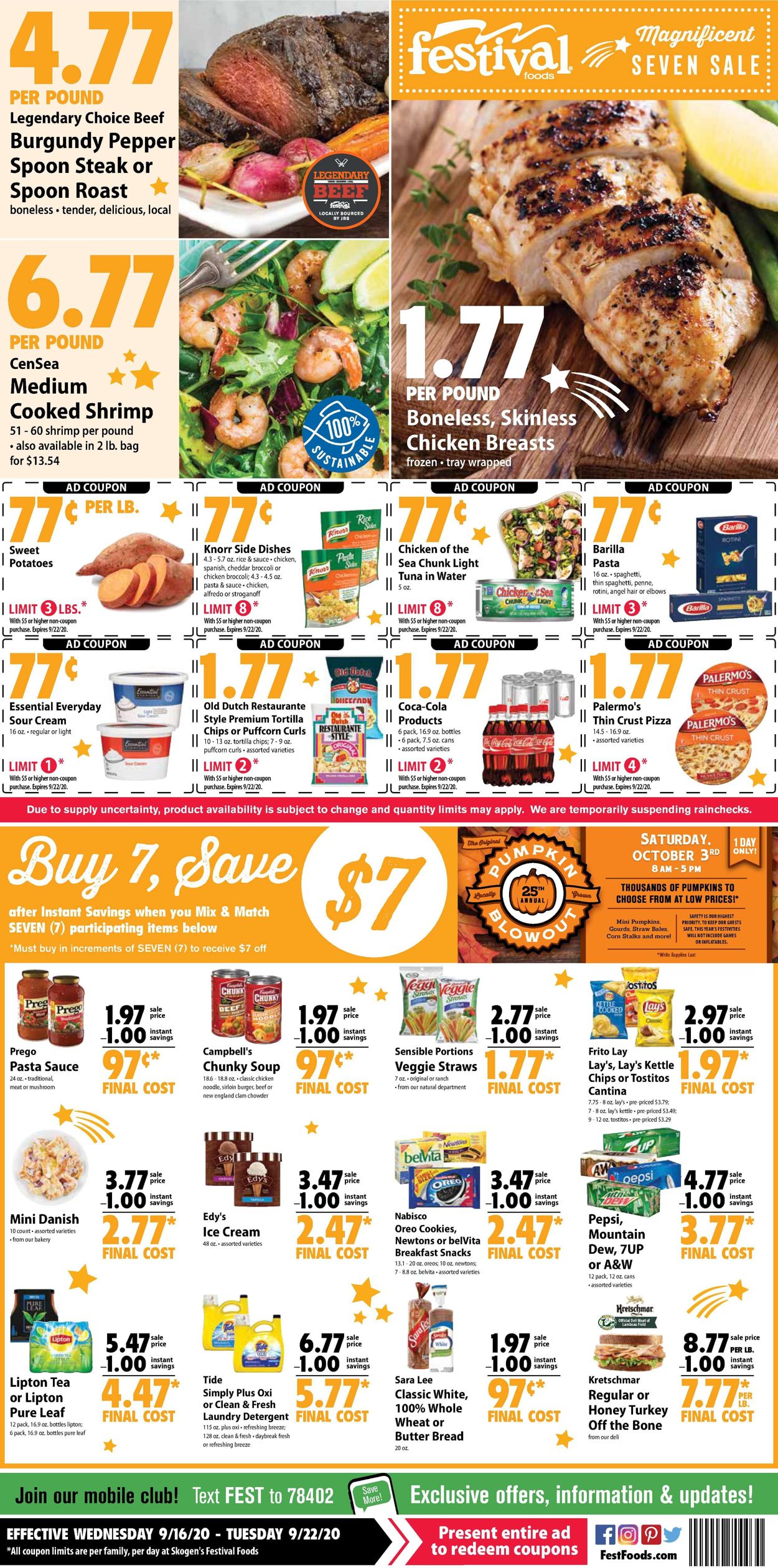 Festival Foods Weekly Ad Circular - valid 09/16-09/22/2020 (Page 3)