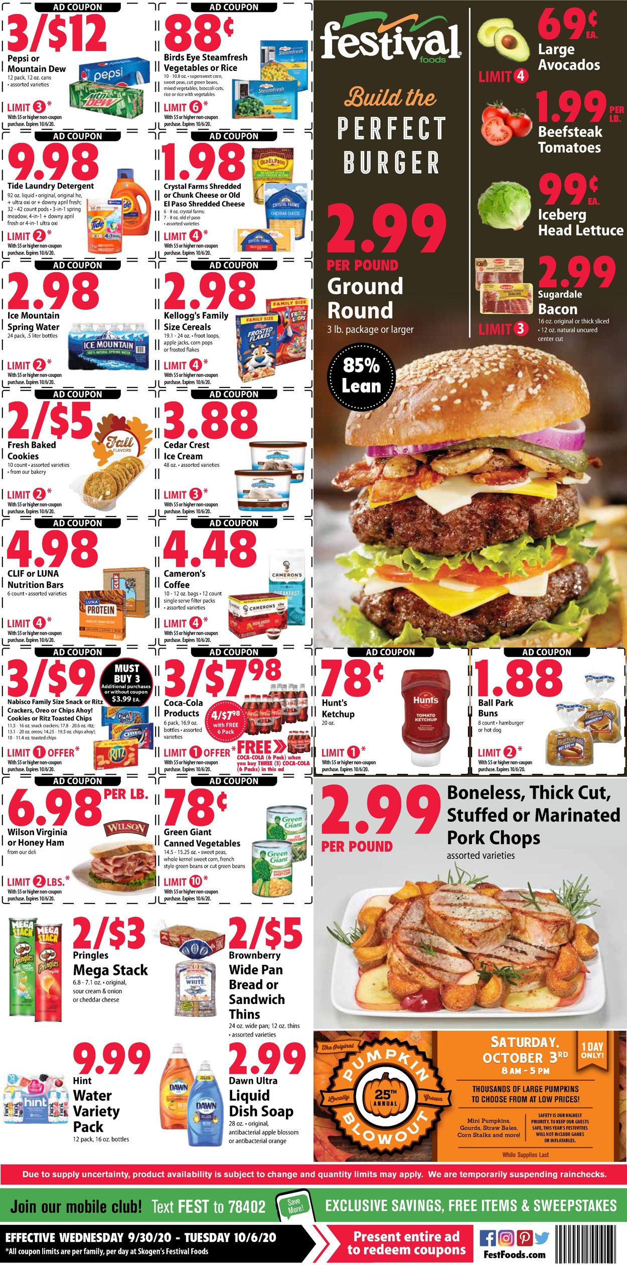 Festival Foods Weekly Ad Circular - valid 09/30-10/13/2020 (Page 4)