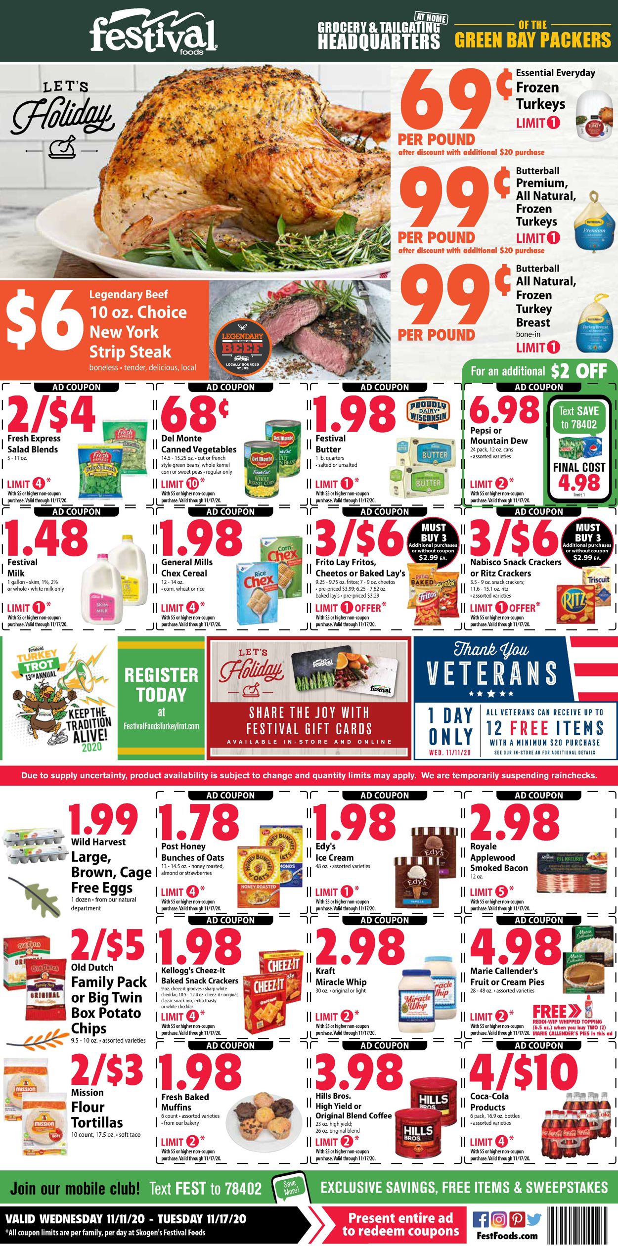 Festival Foods Weekly Ad Circular - valid 11/11-11/17/2020 (Page 4)