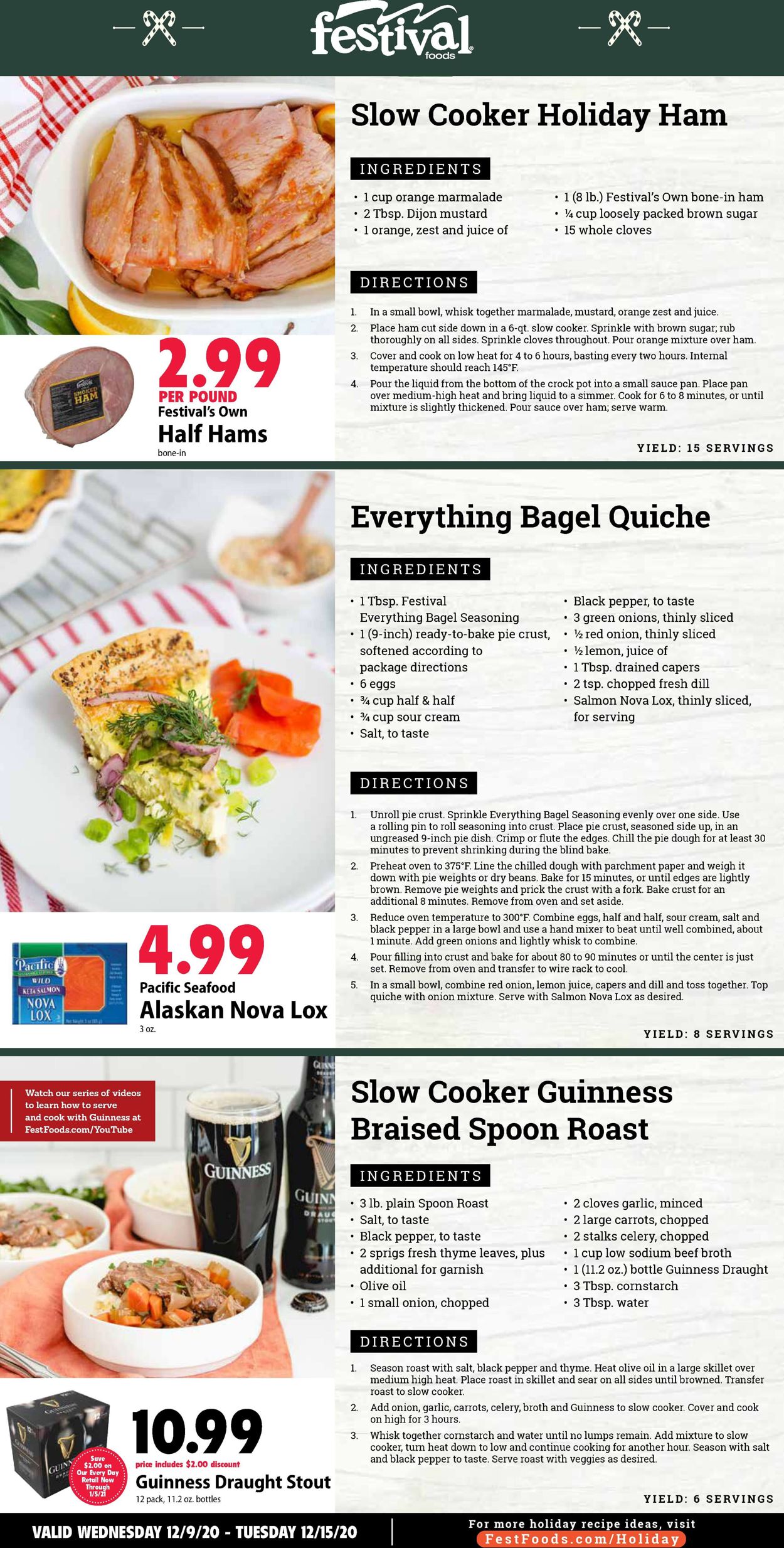 Festival Foods Weekly Ad Circular - valid 12/09-12/15/2020 (Page 9)