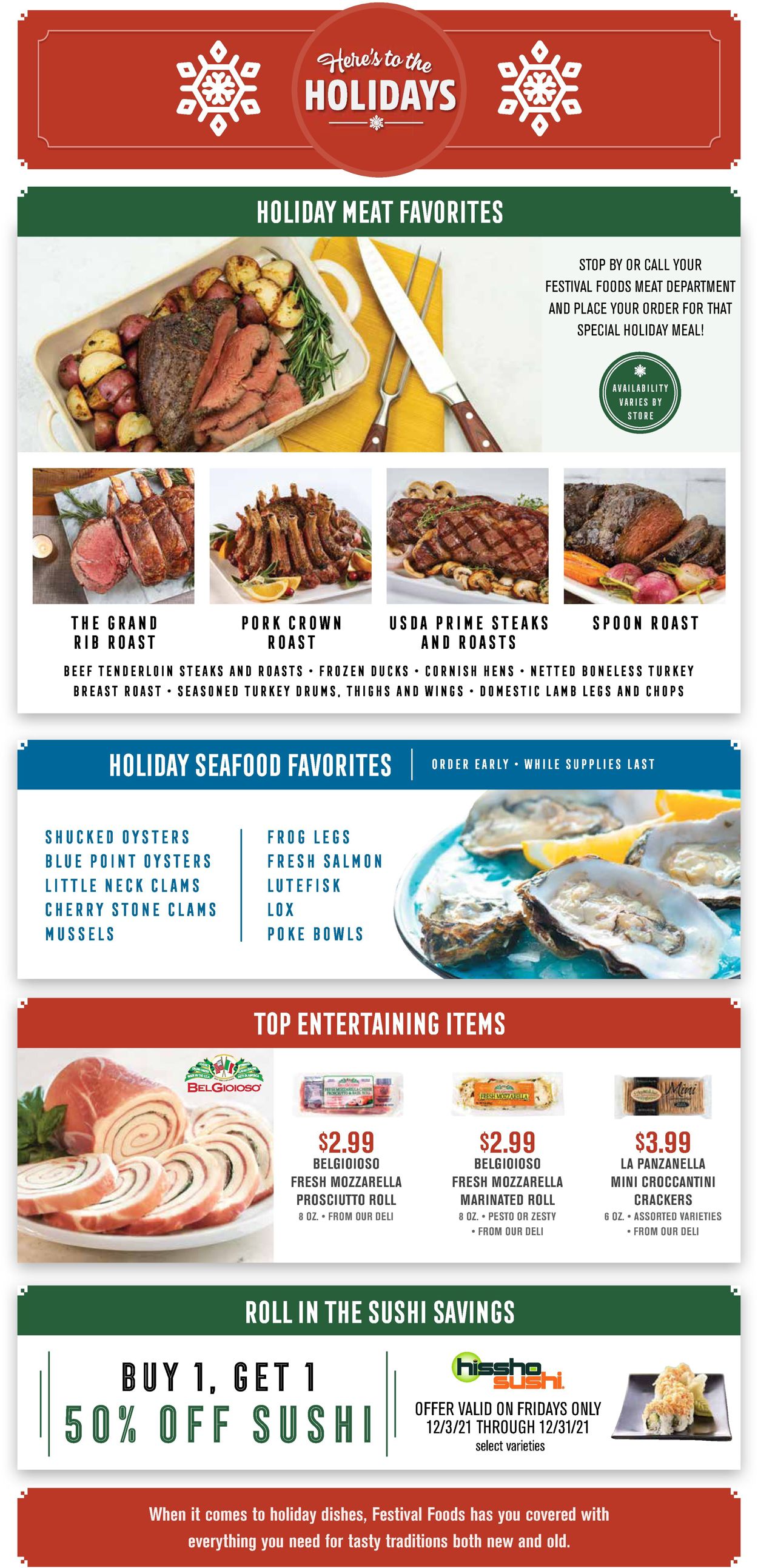 Festival Foods HOLIDAYS 2021 Weekly Ad Circular - valid 12/01-12/07/2021 (Page 4)