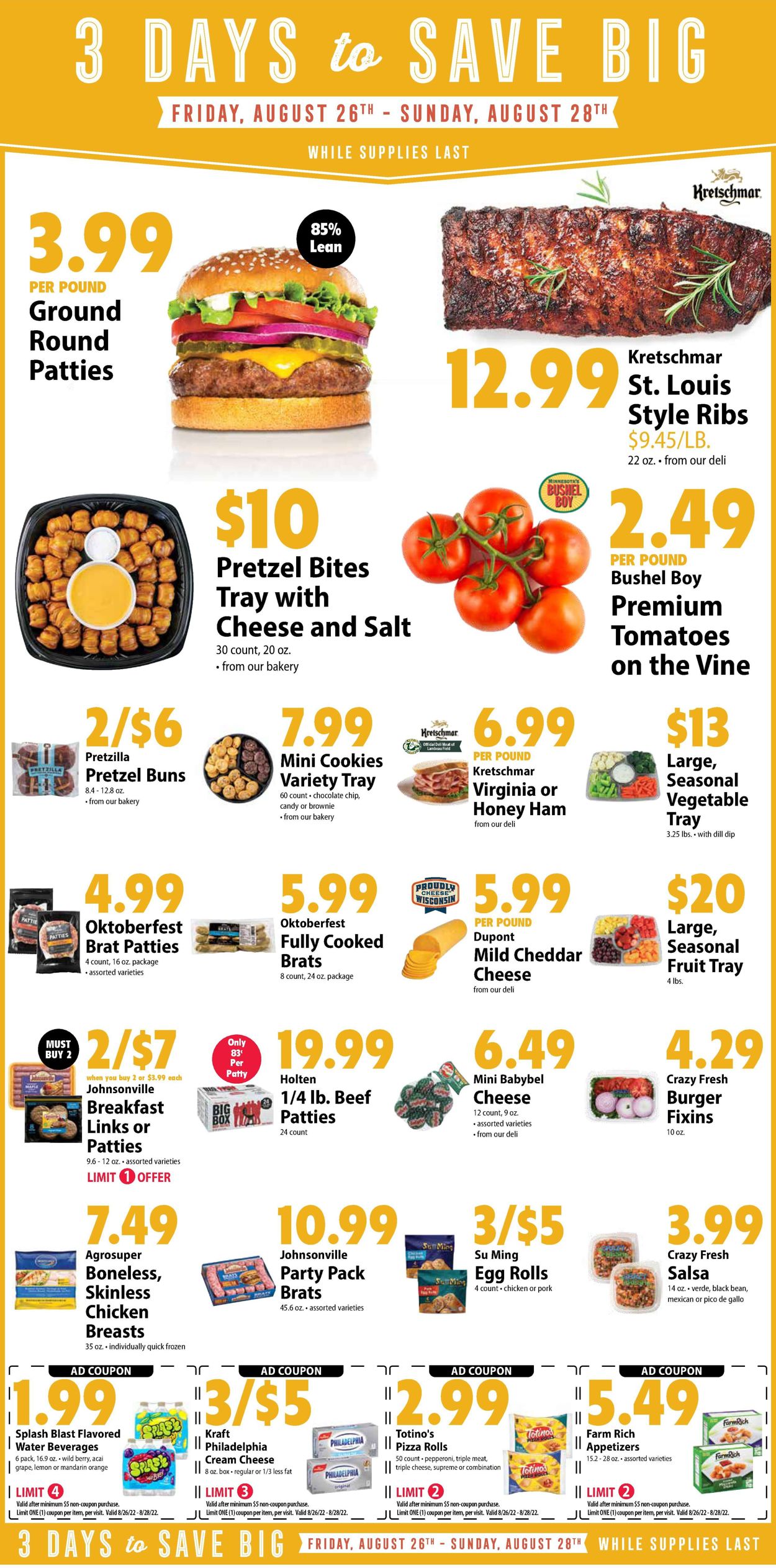 Festival Foods Weekly Ad Circular - valid 08/24-08/30/2022 (Page 3)
