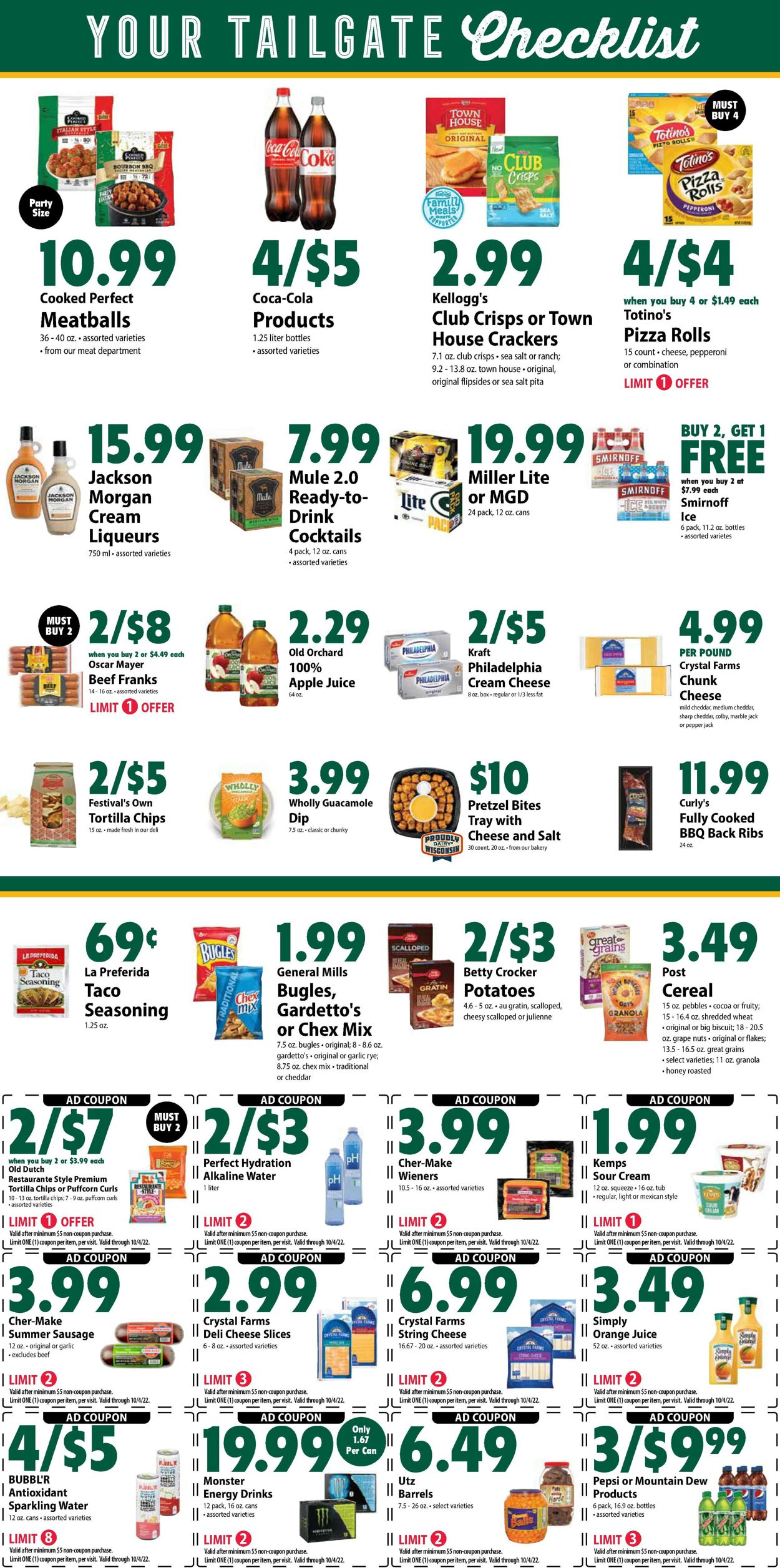 Festival Foods Weekly Ad Circular - valid 09/28-10/04/2022 (Page 5)
