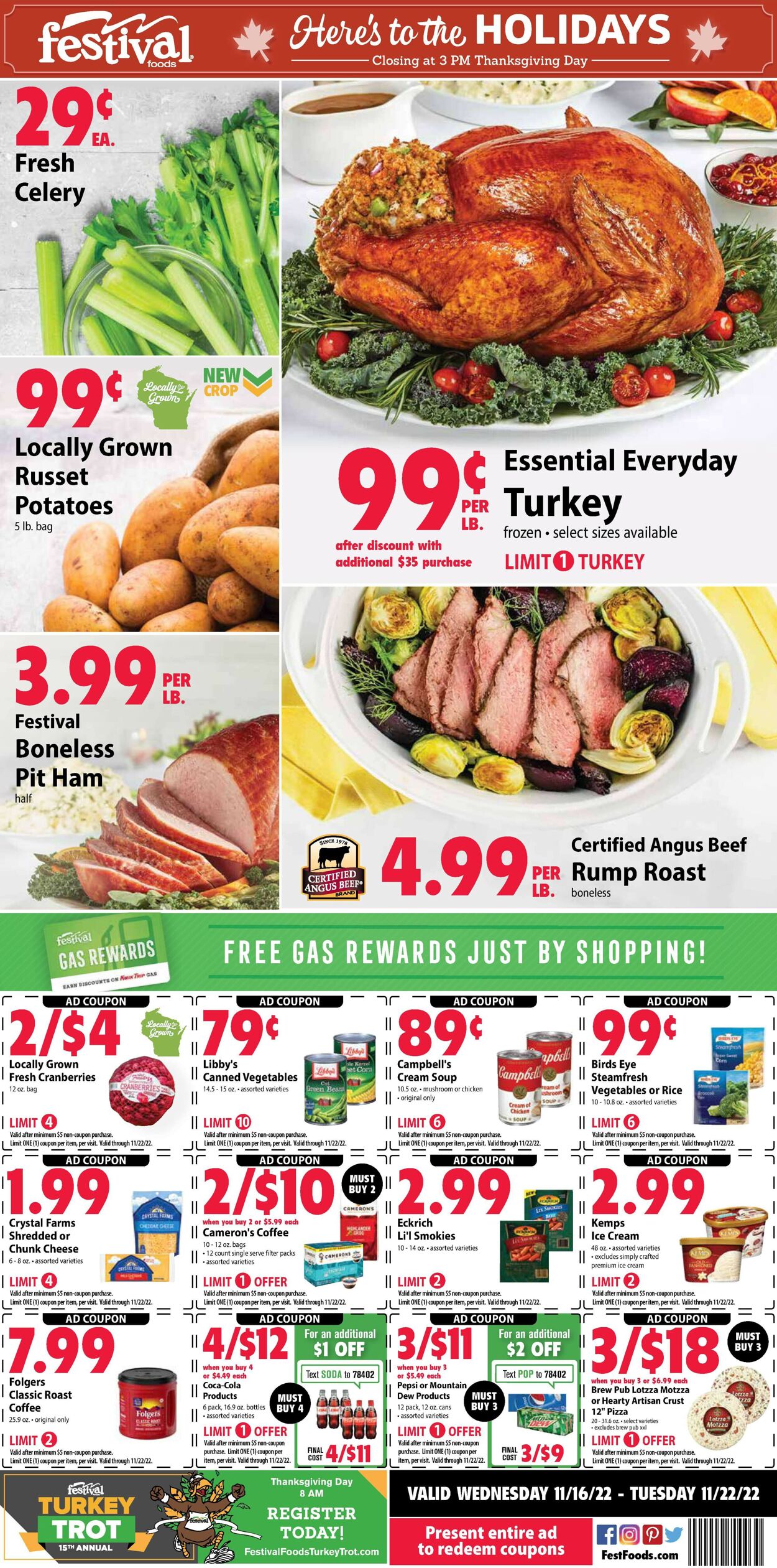 Festival Foods Weekly Ad Circular - valid 11/16-11/22/2022