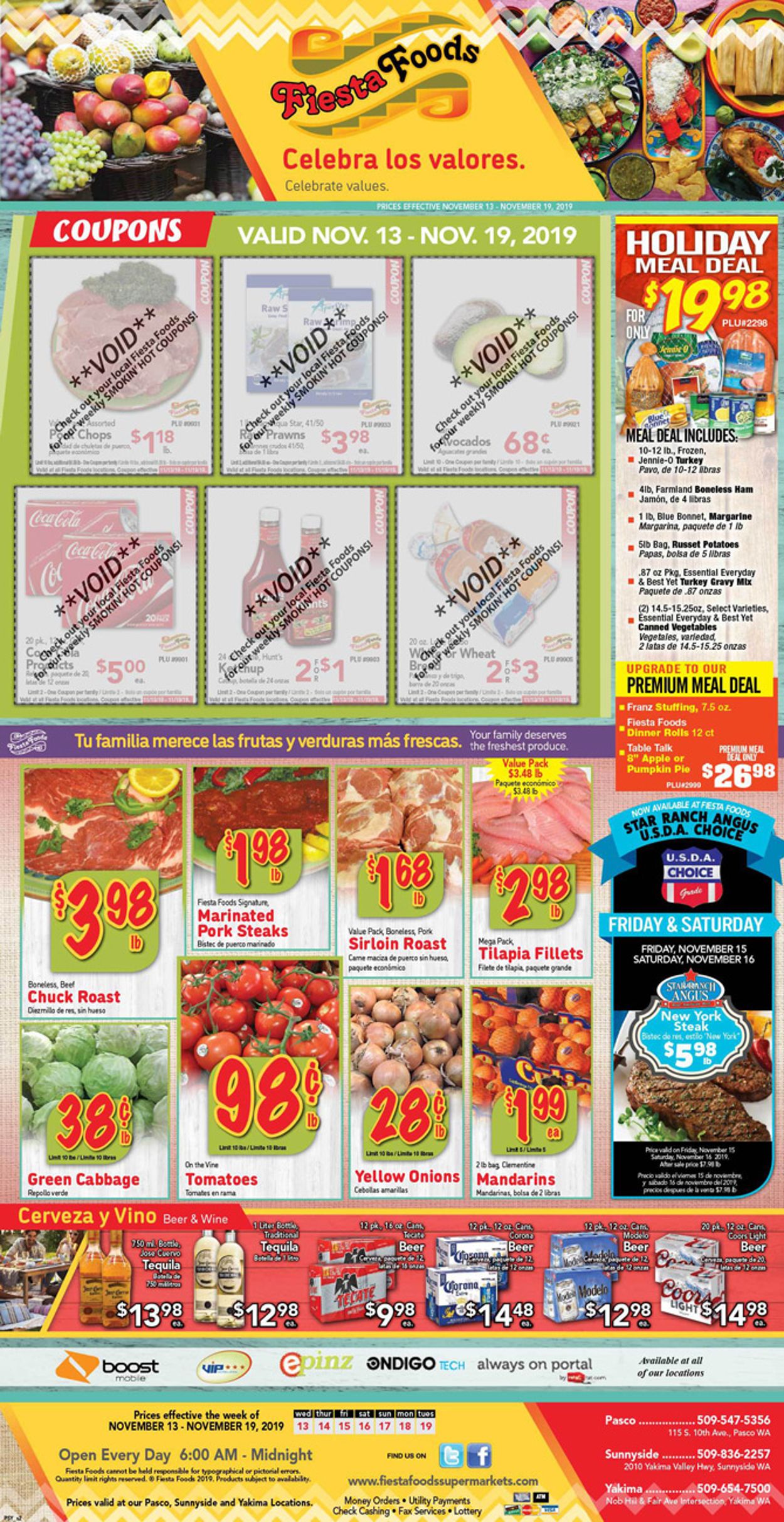 Fiesta Foods SuperMarkets Weekly Ad Circular - valid 11/13-11/19/2019