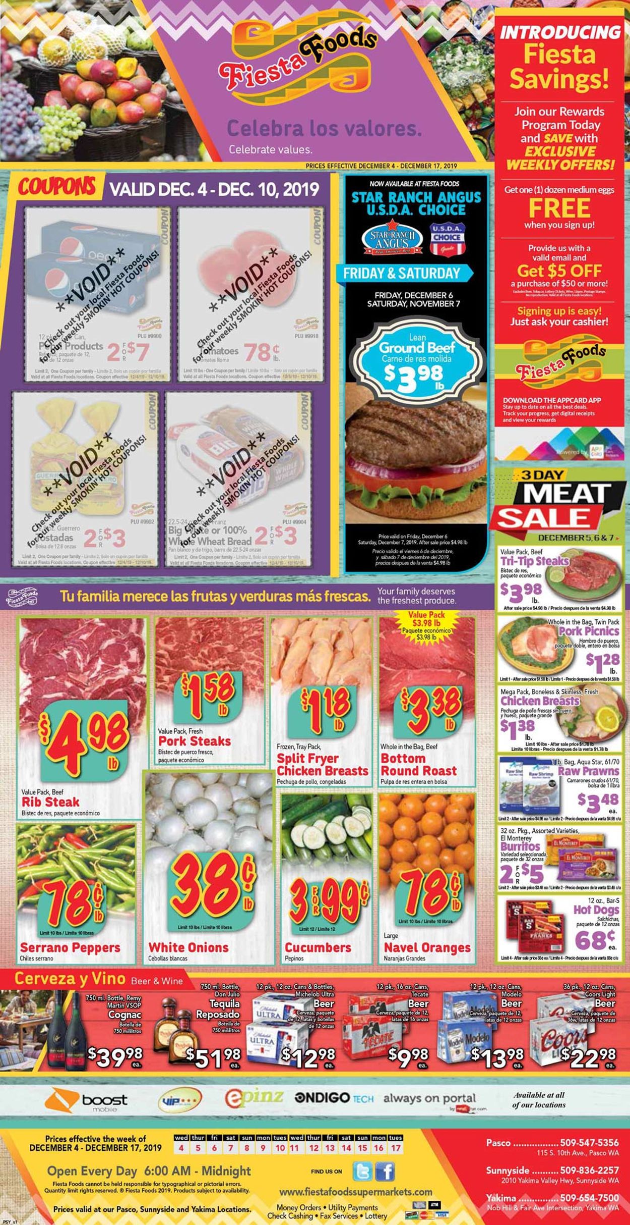 Fiesta Foods SuperMarkets Weekly Ad Circular - valid 12/04-12/17/2019 (Page 2)