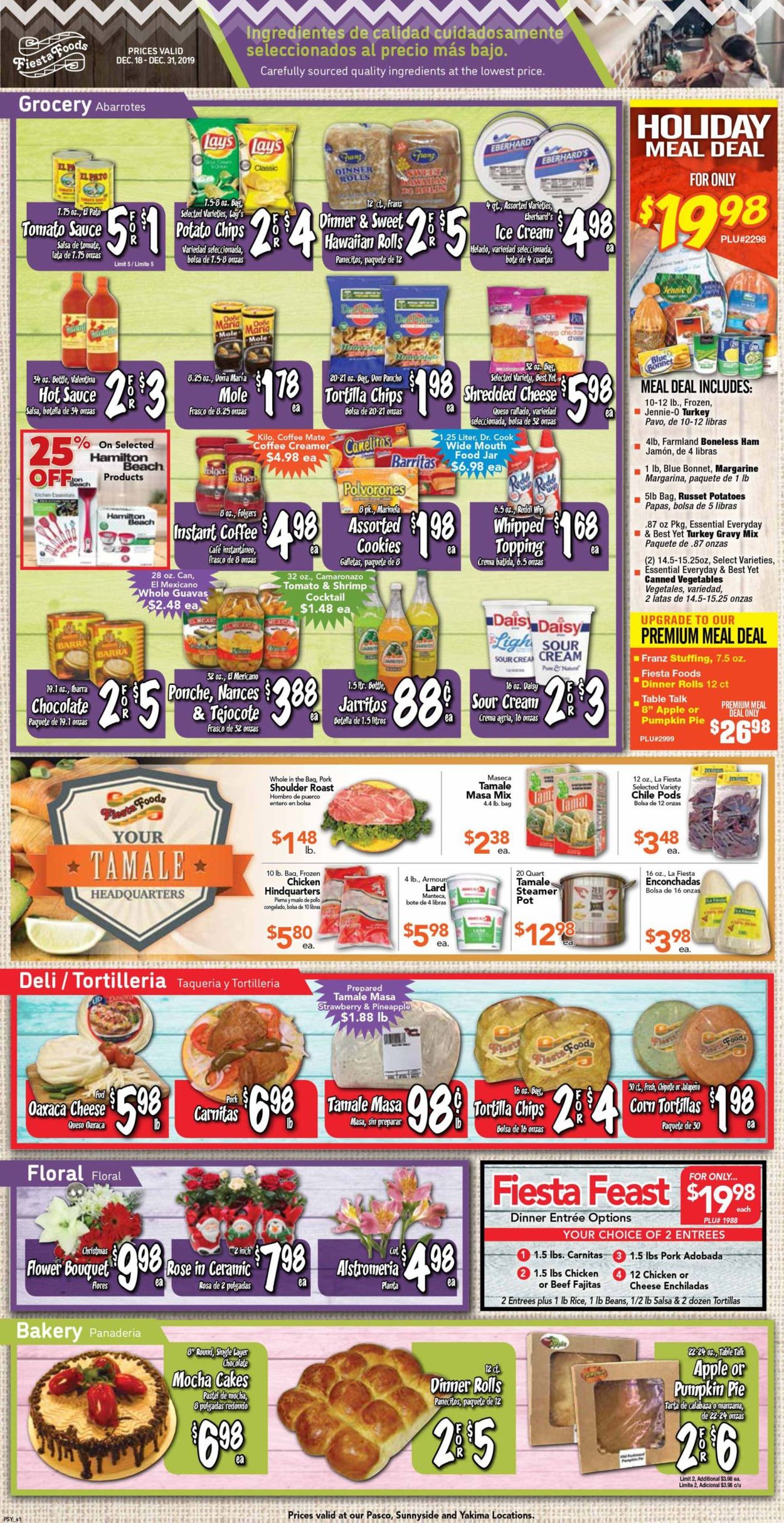 Fiesta Foods SuperMarkets Weekly Ad Circular - valid 12/18-12/25/2019 (Page 2)