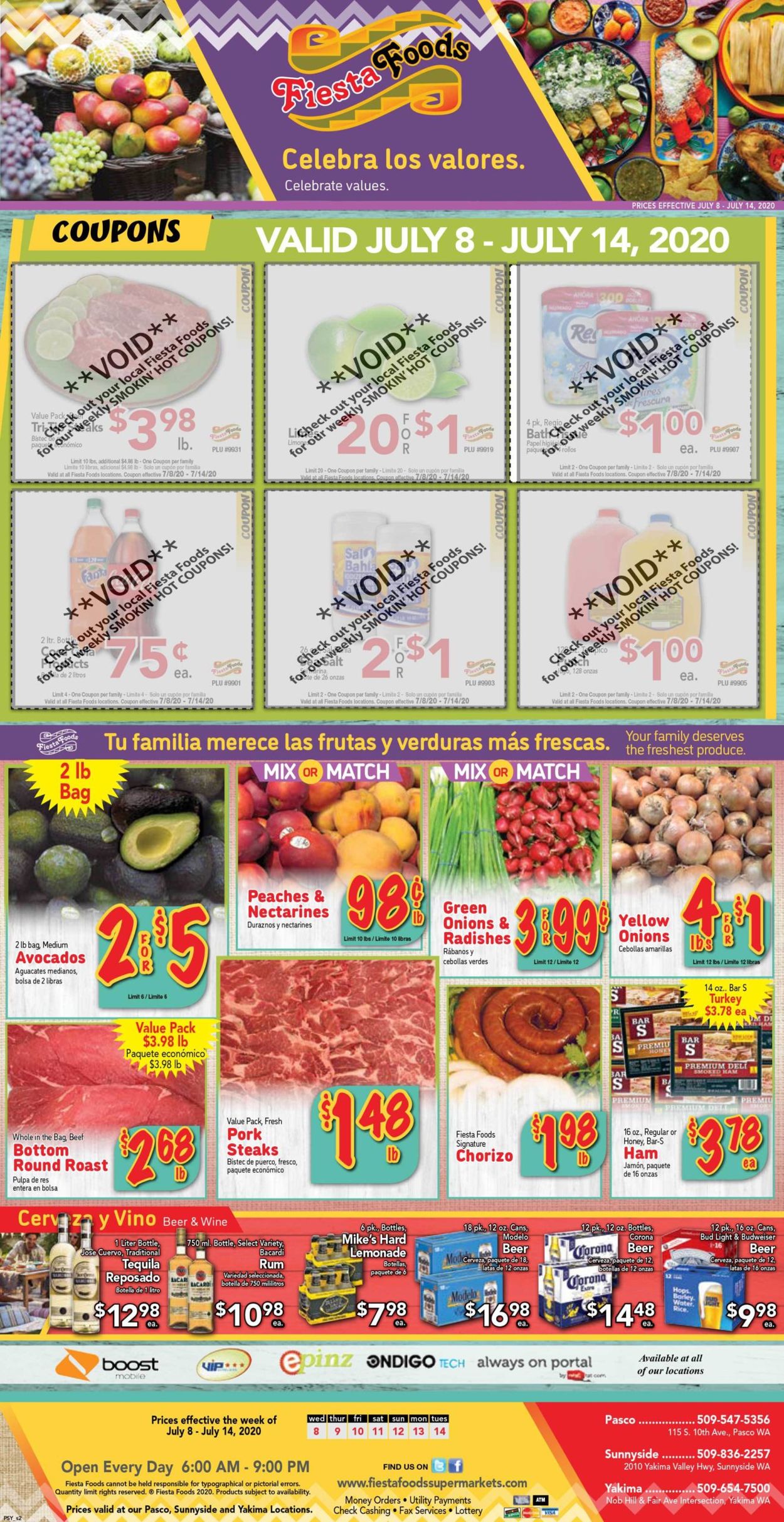 Fiesta Foods SuperMarkets Weekly Ad Circular - valid 07/08-07/14/2020
