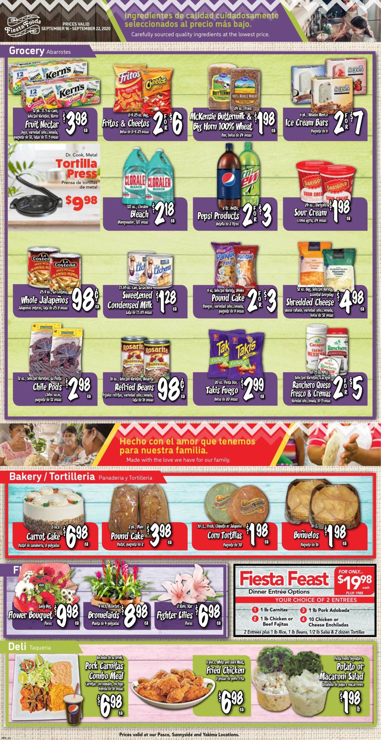 Fiesta Foods SuperMarkets Weekly Ad Circular - valid 09/16-09/22/2020 (Page 2)