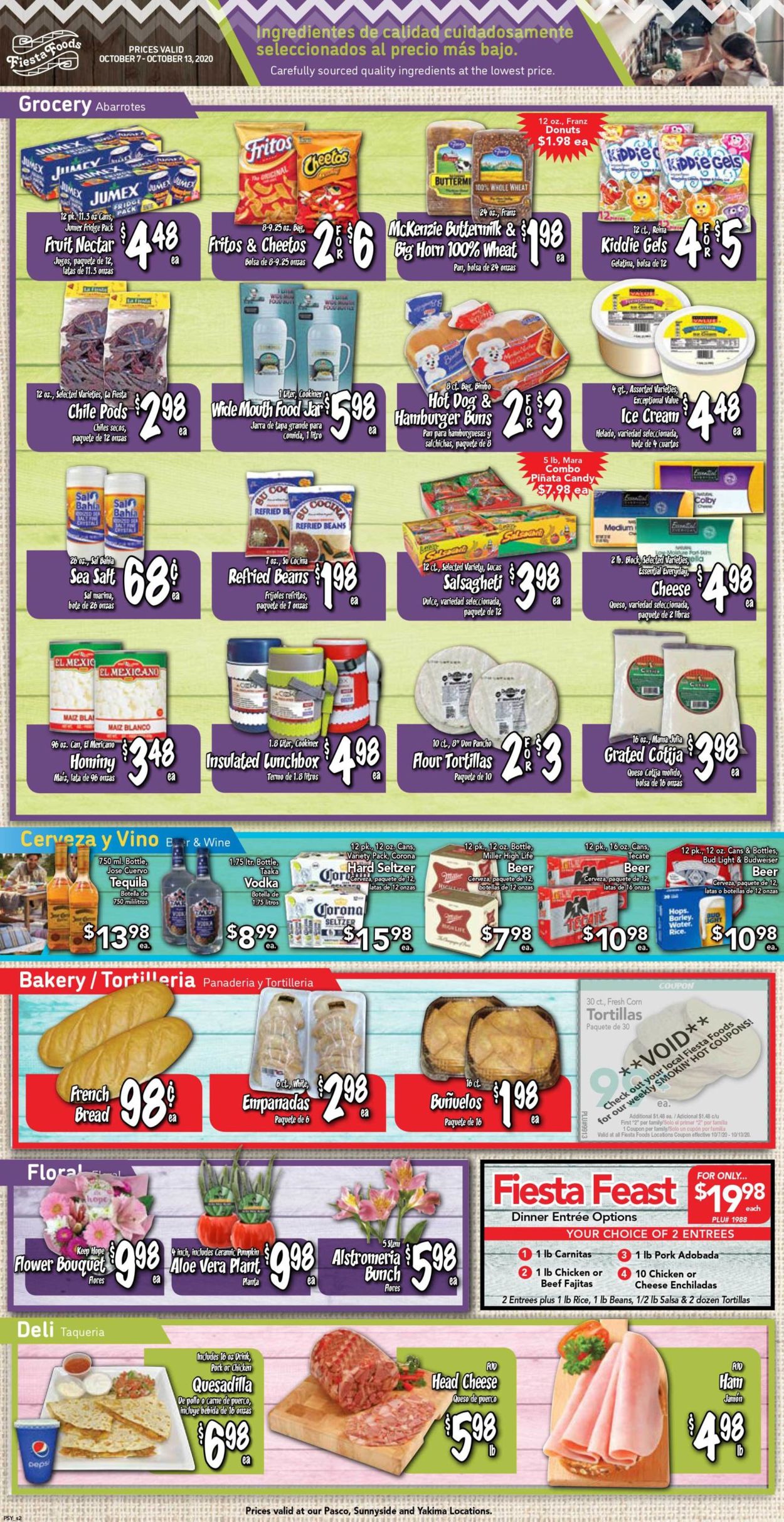Fiesta Foods SuperMarkets Weekly Ad Circular - valid 10/07-10/13/2020 (Page 2)