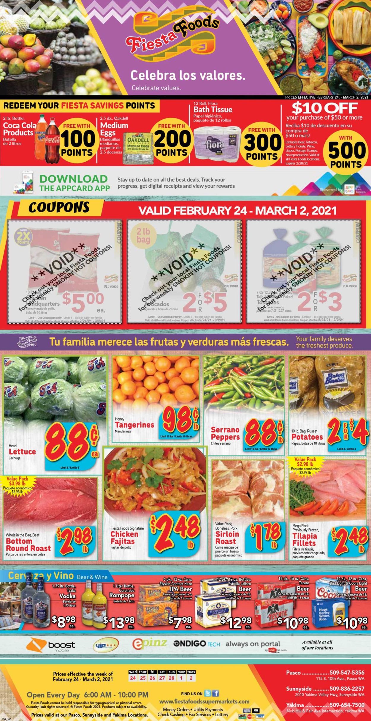 Fiesta Foods SuperMarkets Weekly Ad Circular - valid 02/24-03/02/2021