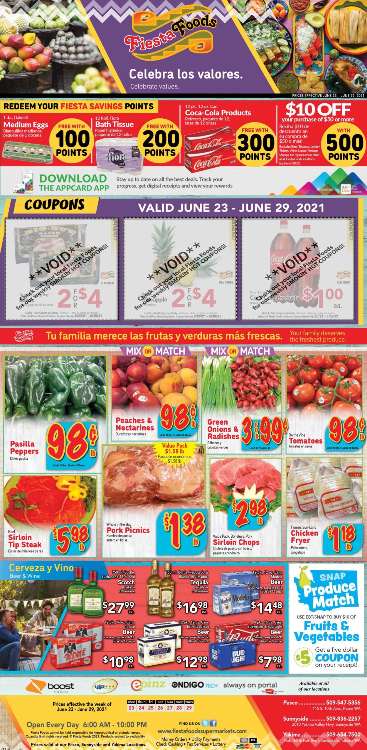 Fiesta Foods SuperMarkets Weekly Ad Circular - valid 06/23-06/29/2021