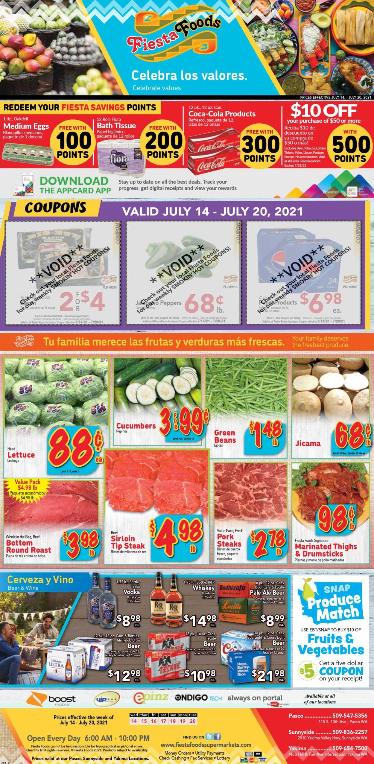 Fiesta Foods SuperMarkets Weekly Ad Circular - valid 07/14-07/20/2021