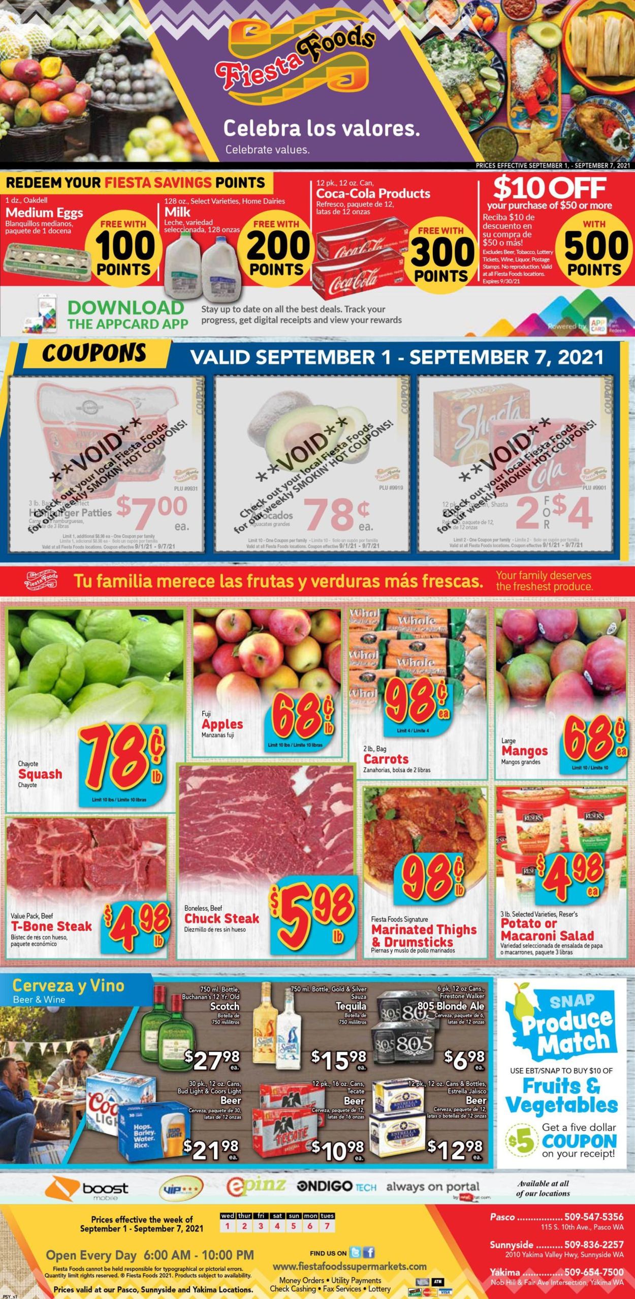 Fiesta Foods SuperMarkets Weekly Ad Circular - valid 09/01-09/07/2021