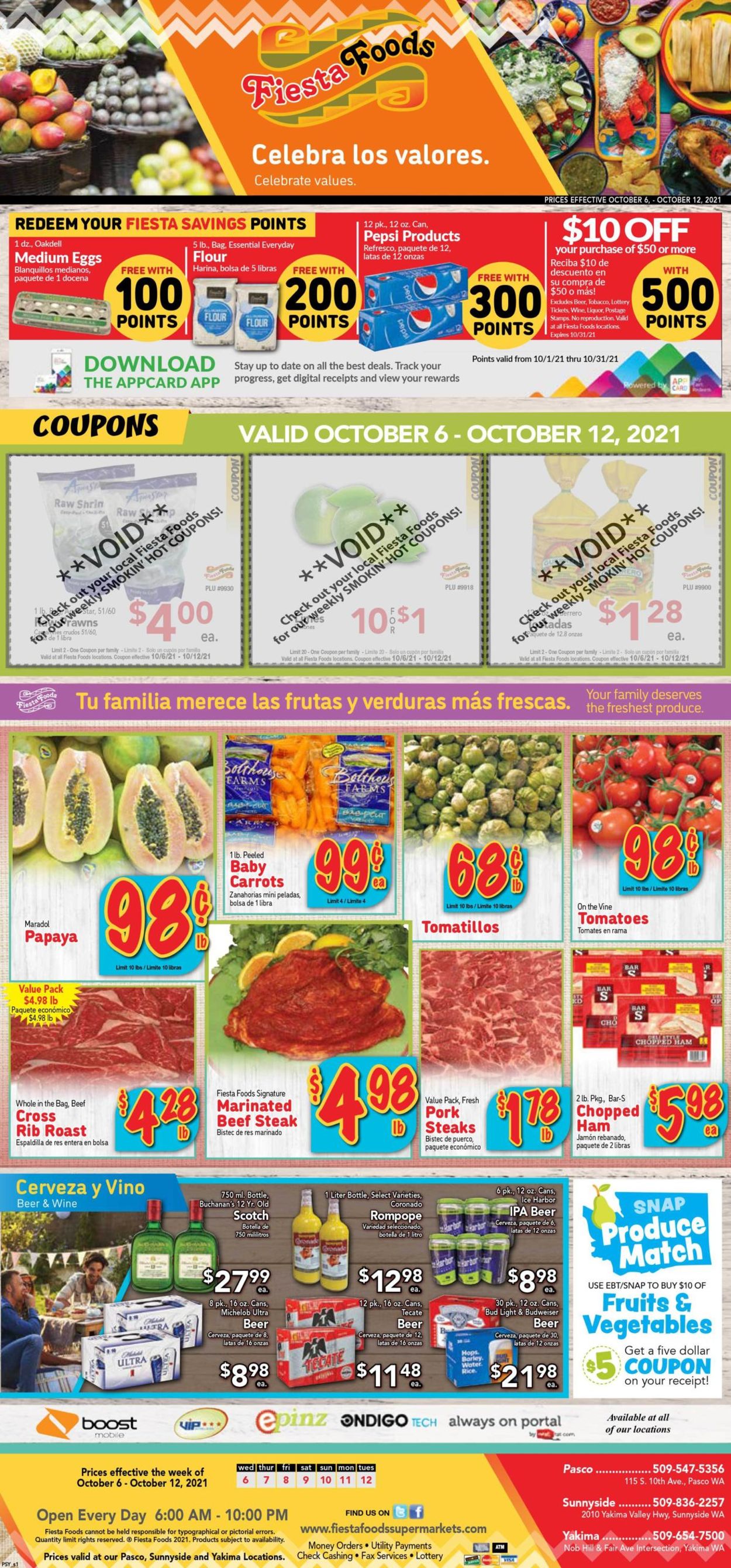 Fiesta Foods SuperMarkets Weekly Ad Circular - valid 10/06-10/12/2021