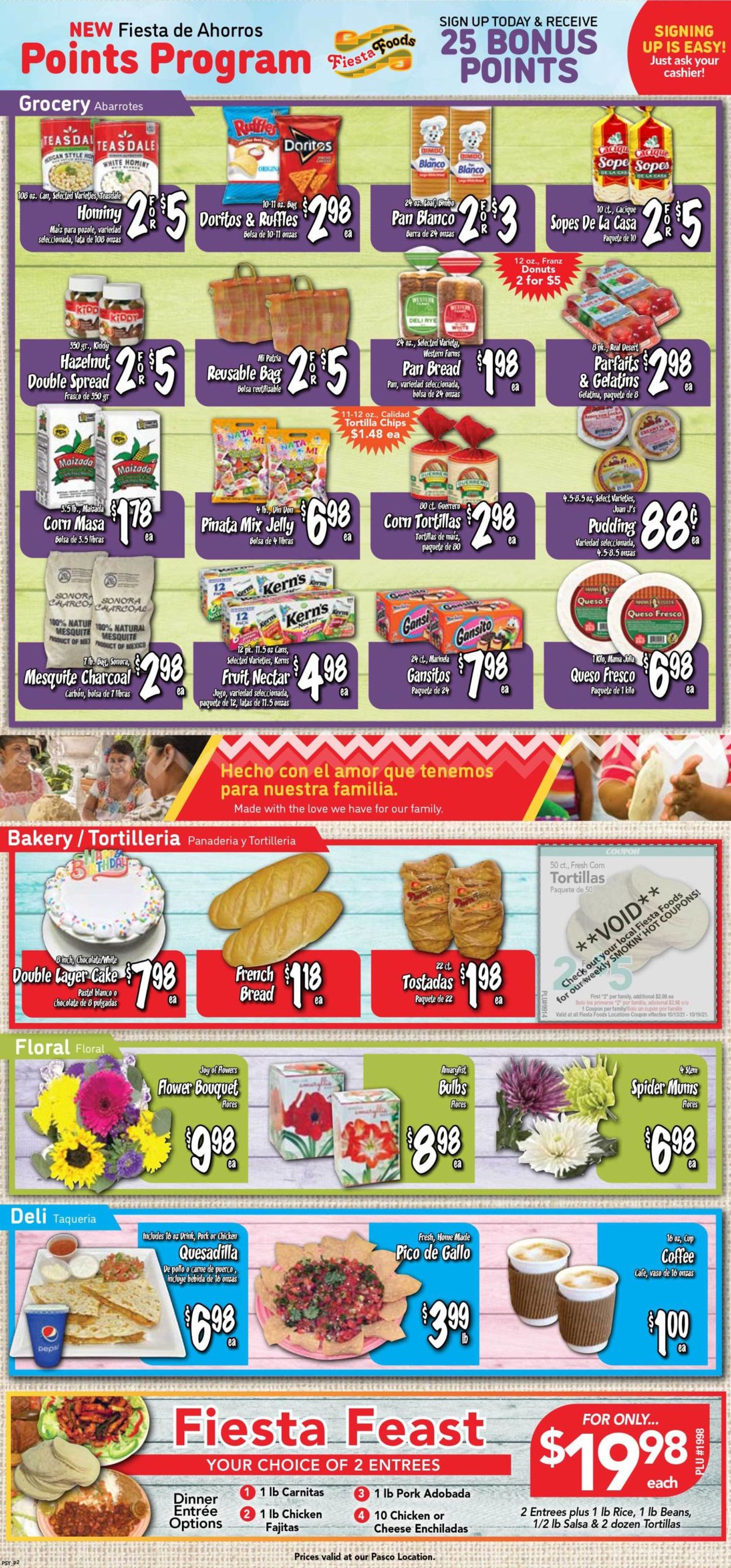 Fiesta Foods SuperMarkets Weekly Ad Circular - valid 10/13-10/19/2021 (Page 2)