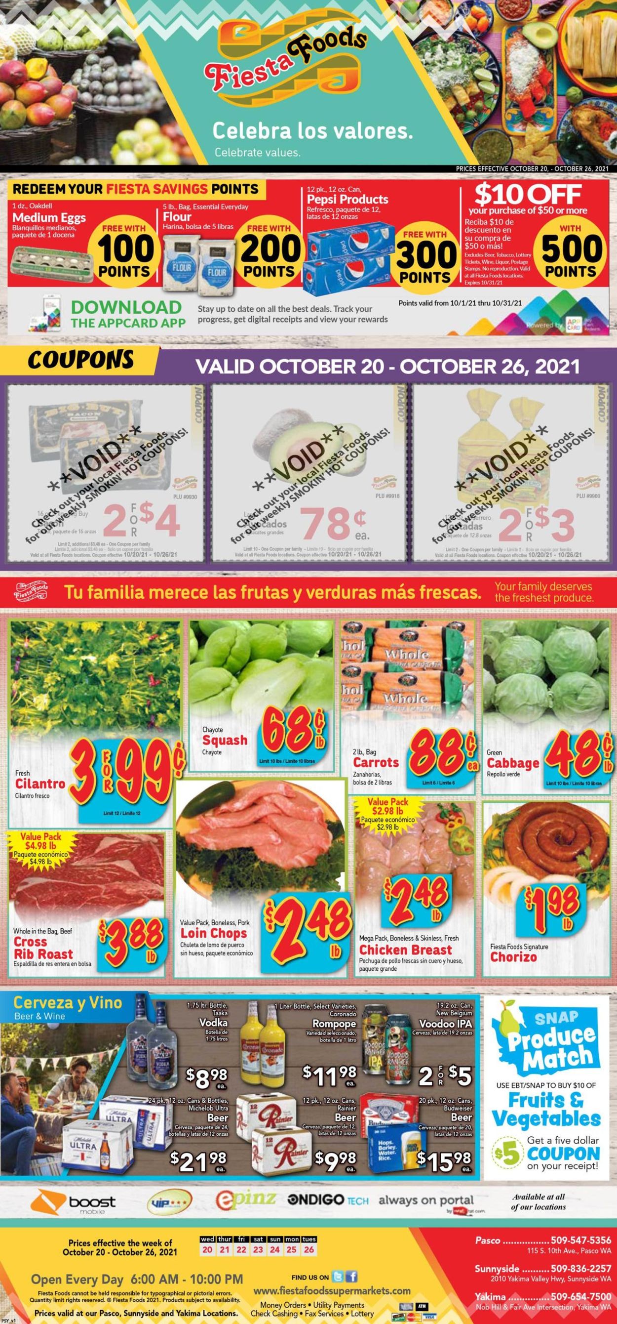Fiesta Foods SuperMarkets Weekly Ad Circular - valid 10/20-10/26/2021
