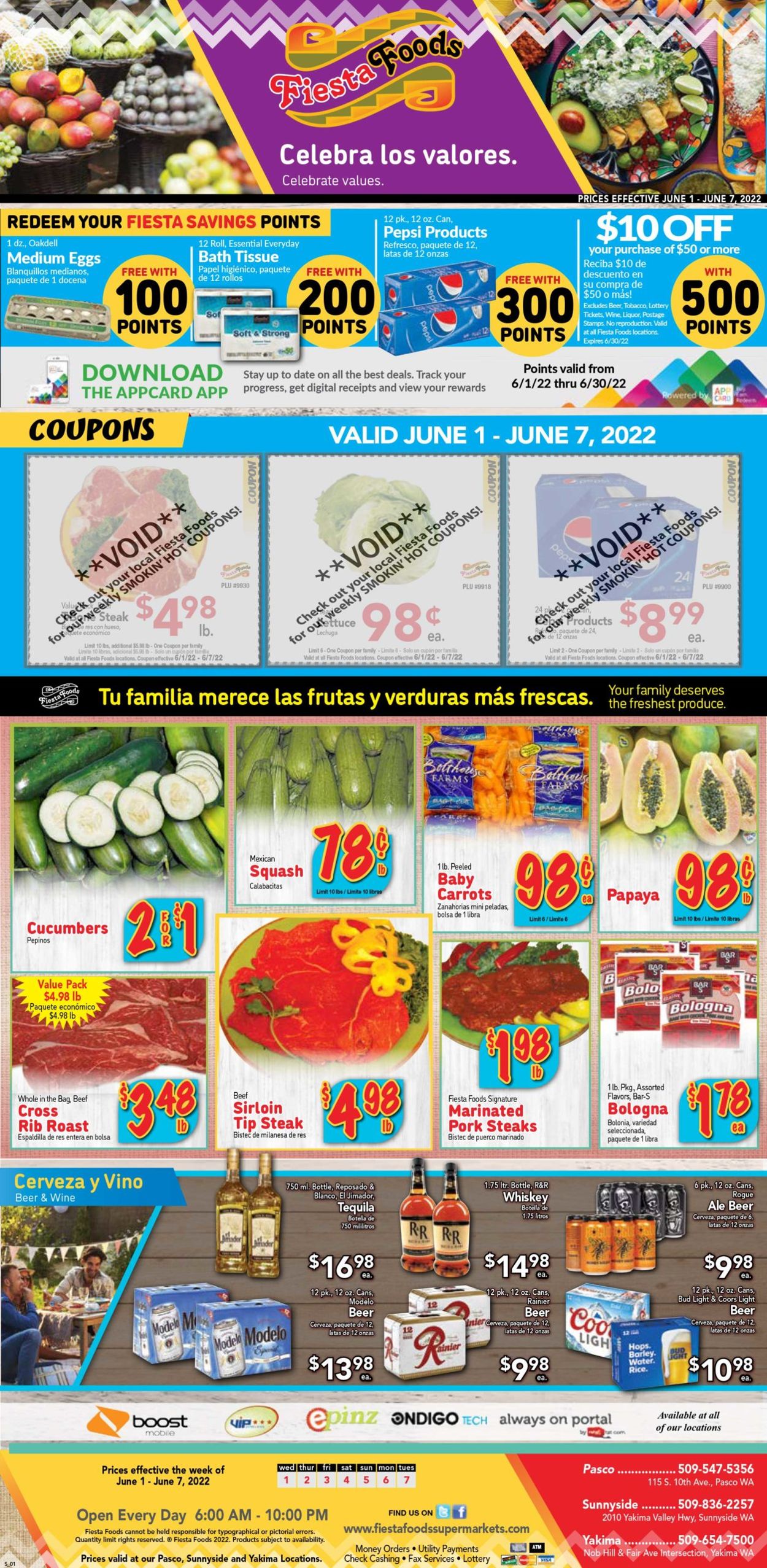 Fiesta Foods SuperMarkets Weekly Ad Circular - valid 06/01-06/07/2022