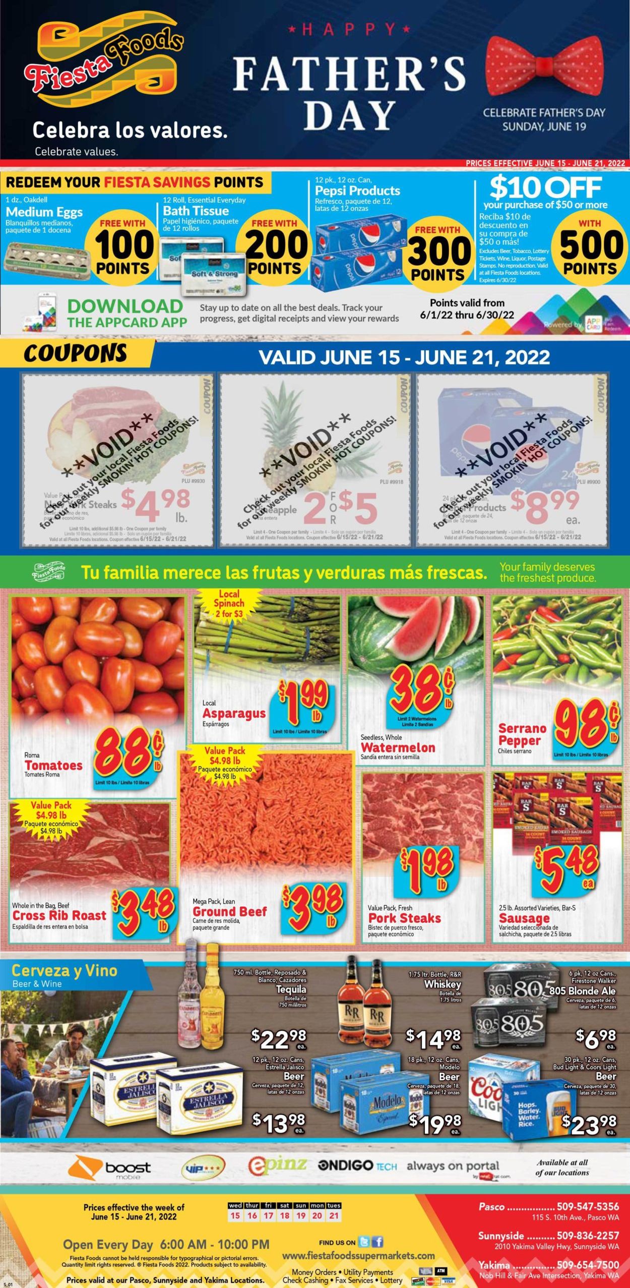 Fiesta Foods SuperMarkets Weekly Ad Circular - valid 06/15-06/21/2022