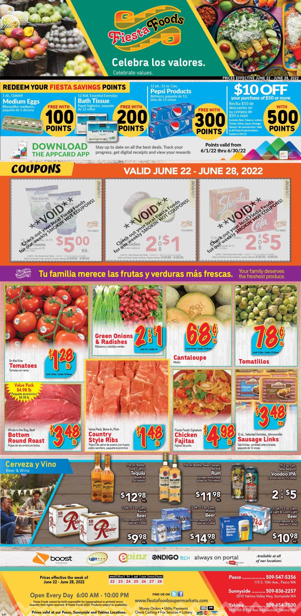 Fiesta Foods SuperMarkets Weekly Ad Circular - valid 06/22-06/28/2022