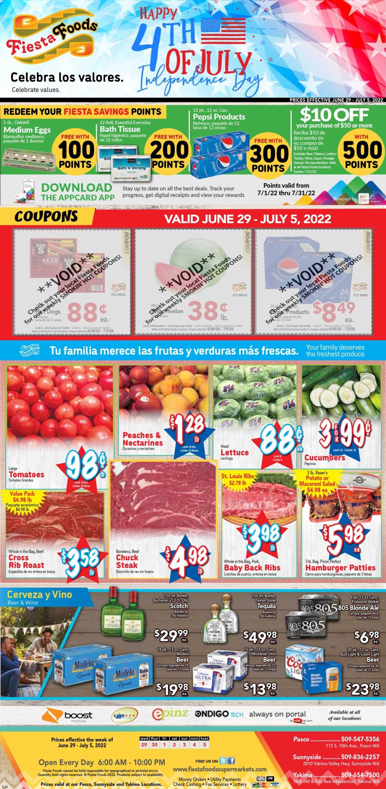 Fiesta Foods SuperMarkets Weekly Ad Circular - valid 06/29-07/05/2022