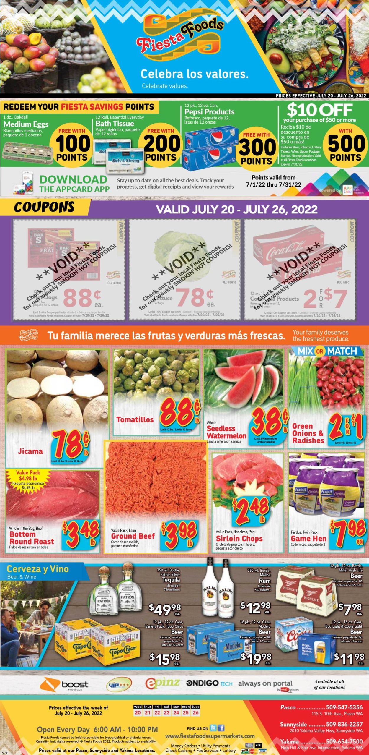 Fiesta Foods SuperMarkets Weekly Ad Circular - valid 07/20-07/26/2022 (Page 2)