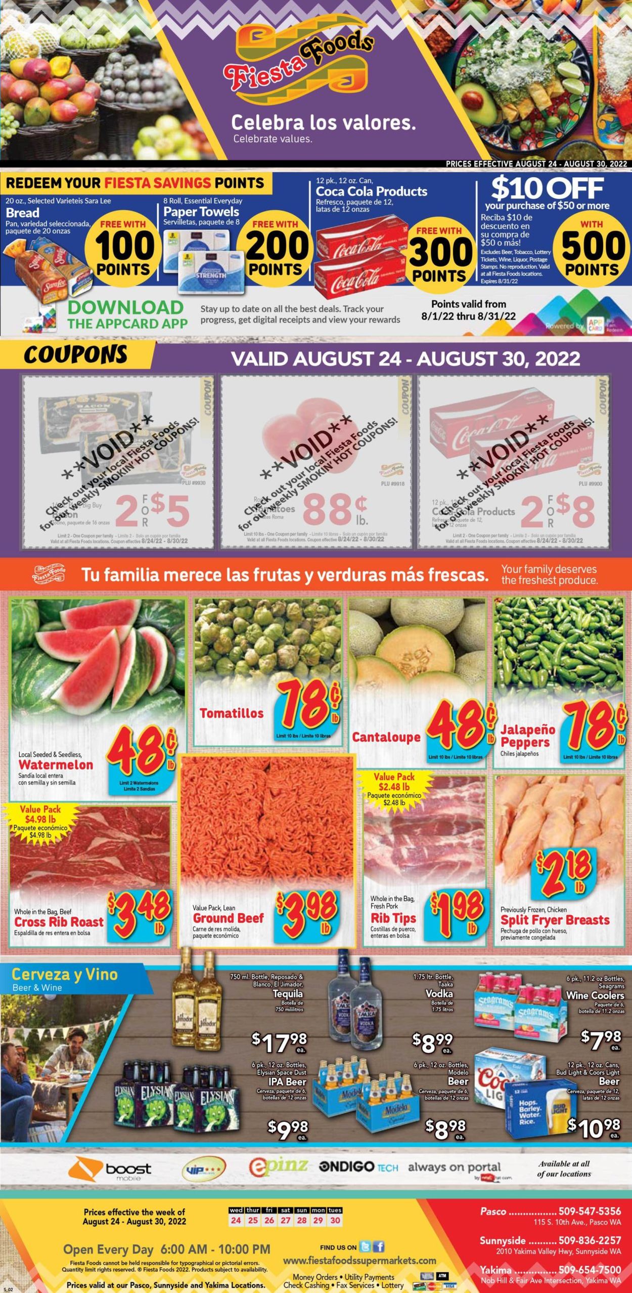 Fiesta Foods SuperMarkets Weekly Ad Circular - valid 08/24-08/30/2022 (Page 2)
