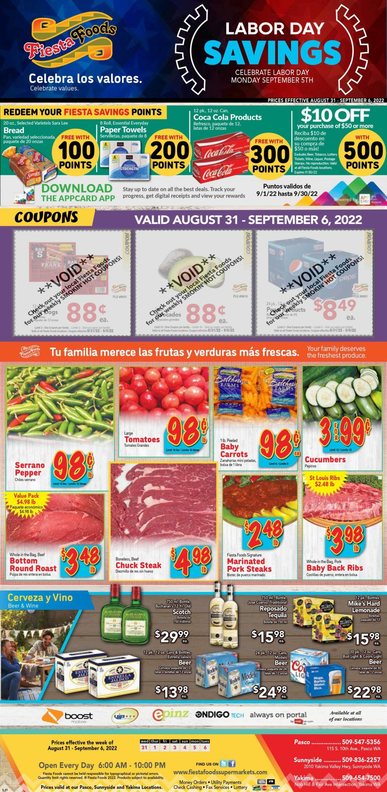 Fiesta Foods SuperMarkets Weekly Ad Circular - valid 08/31-09/06/2022