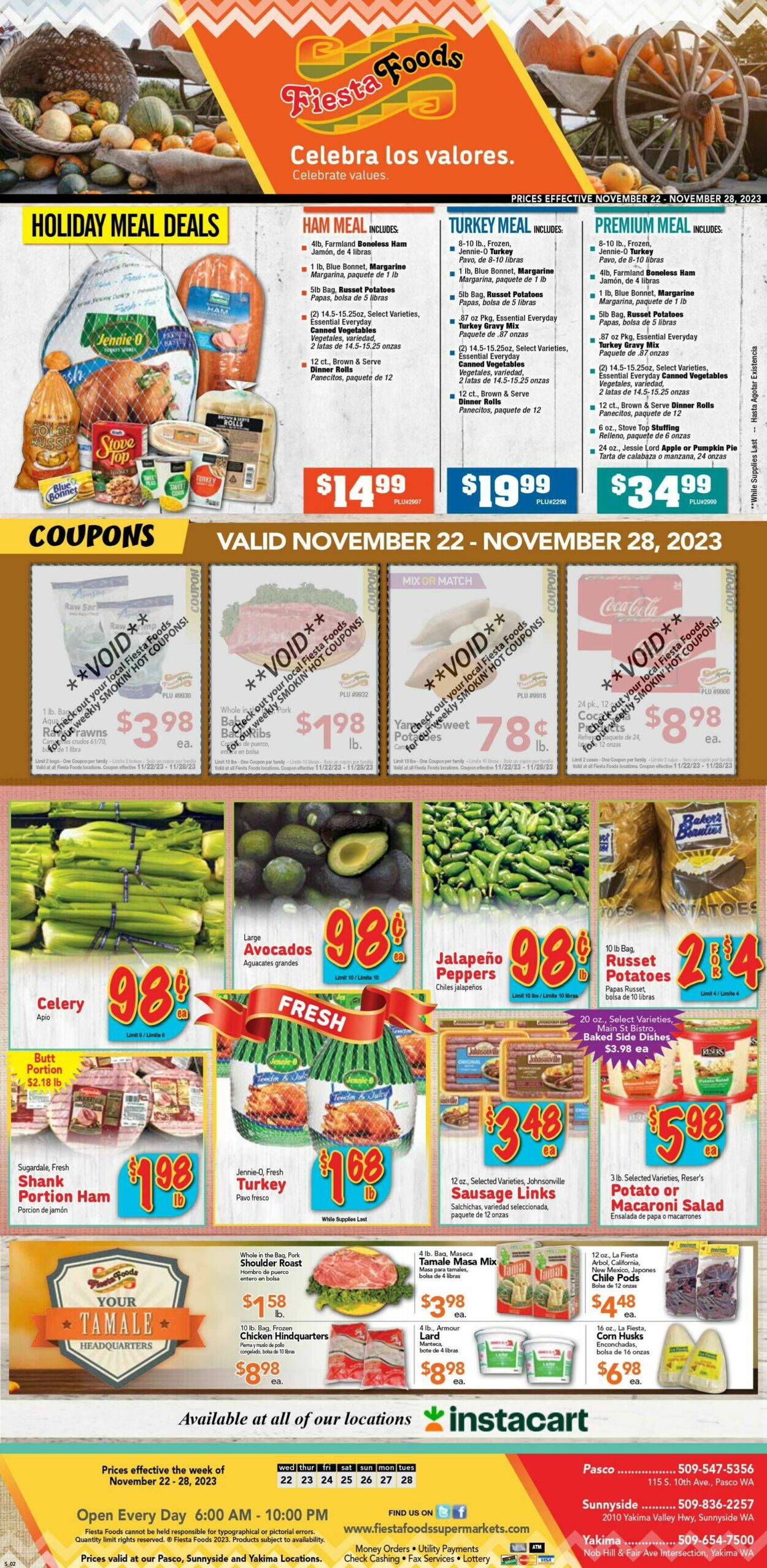Fiesta Foods SuperMarkets Weekly Ad Circular - valid 11/22-11/29/2023