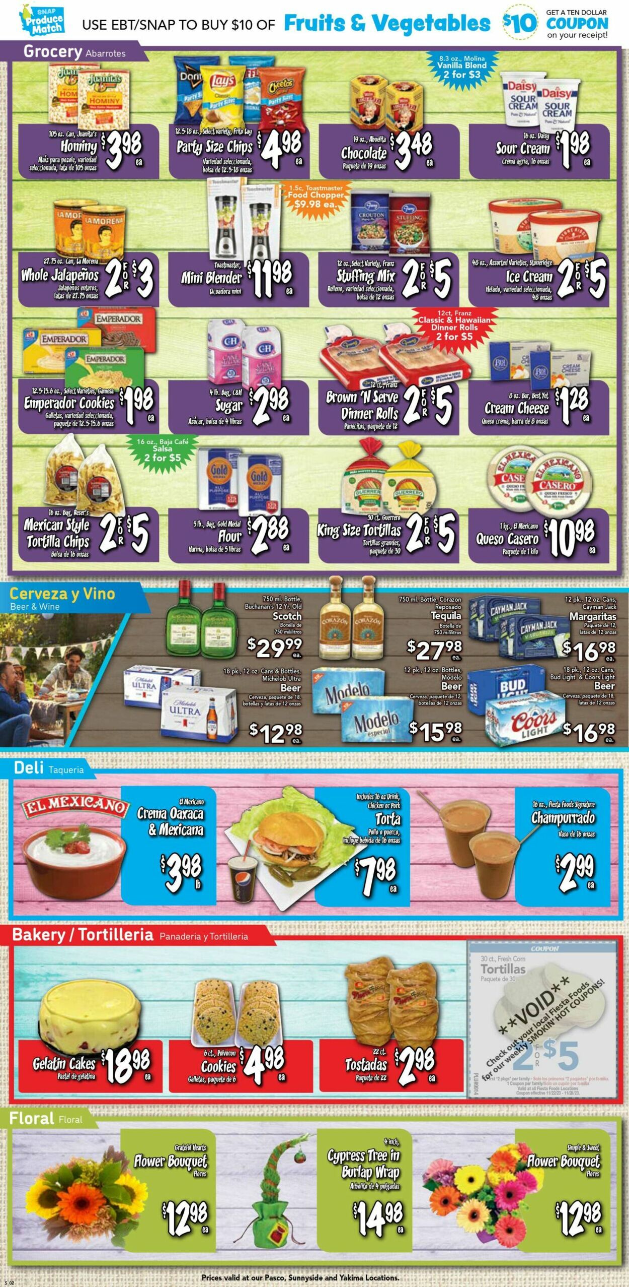 Fiesta Foods SuperMarkets Weekly Ad Circular - valid 11/22-11/29/2023 (Page 2)