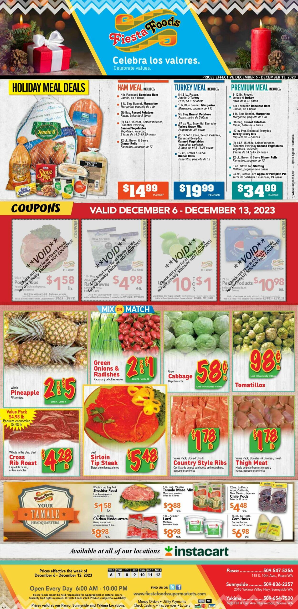 Fiesta Foods SuperMarkets Weekly Ad Circular - valid 12/06-12/13/2023
