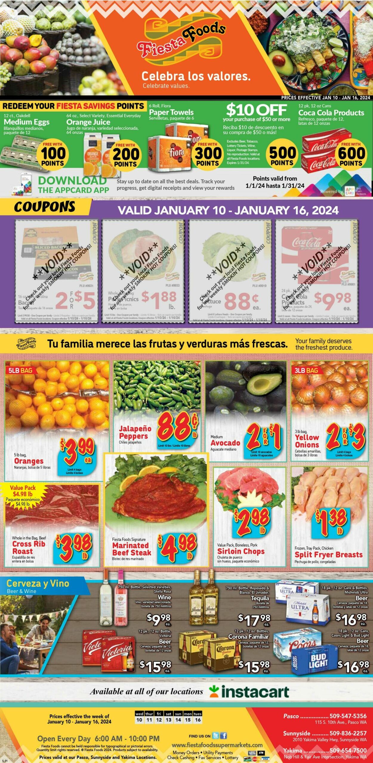 Fiesta Foods SuperMarkets Weekly Ad Circular - valid 01/10-01/17/2024