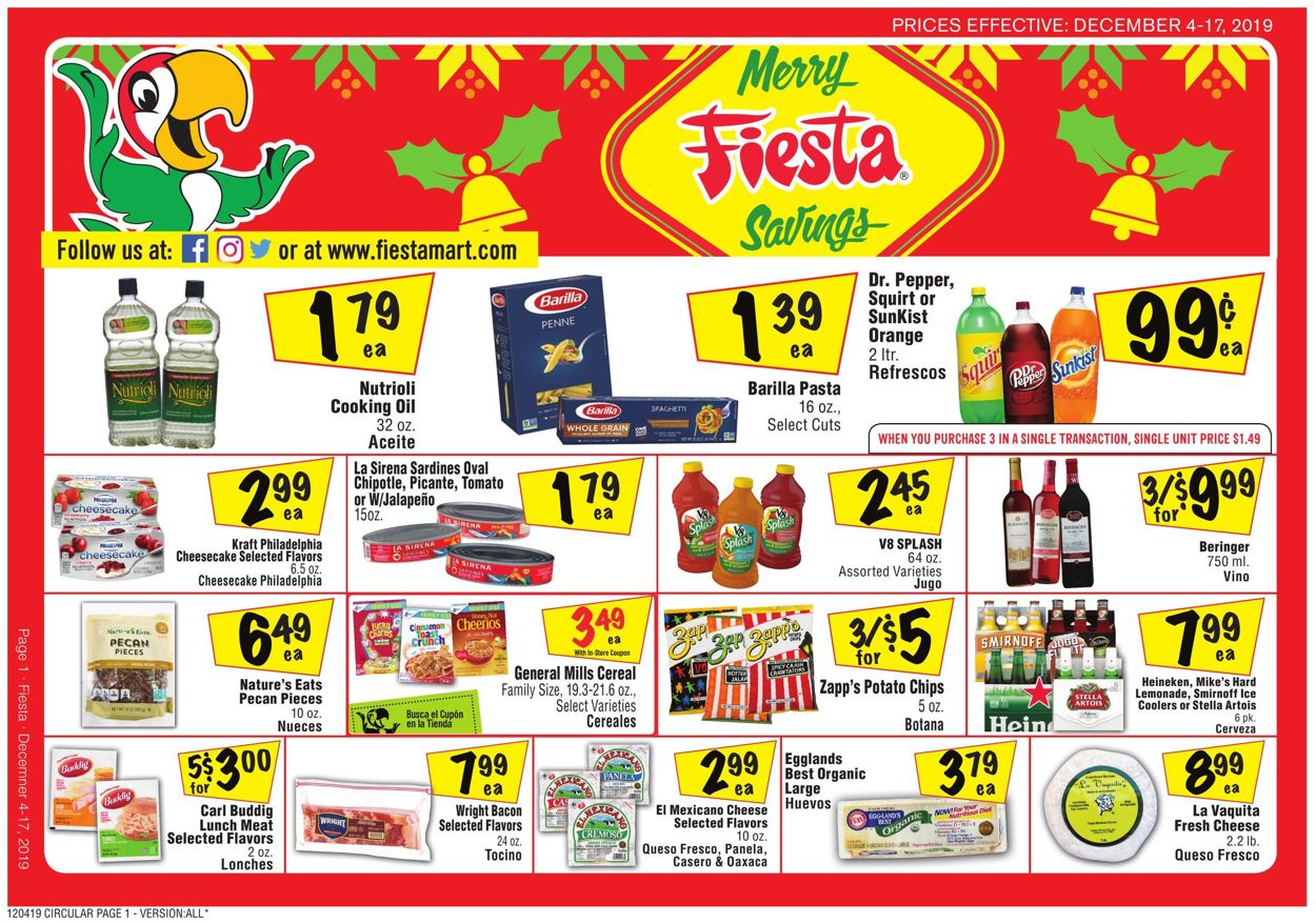 Fiesta Mart Weekly Ad Circular - valid 12/04-12/17/2019