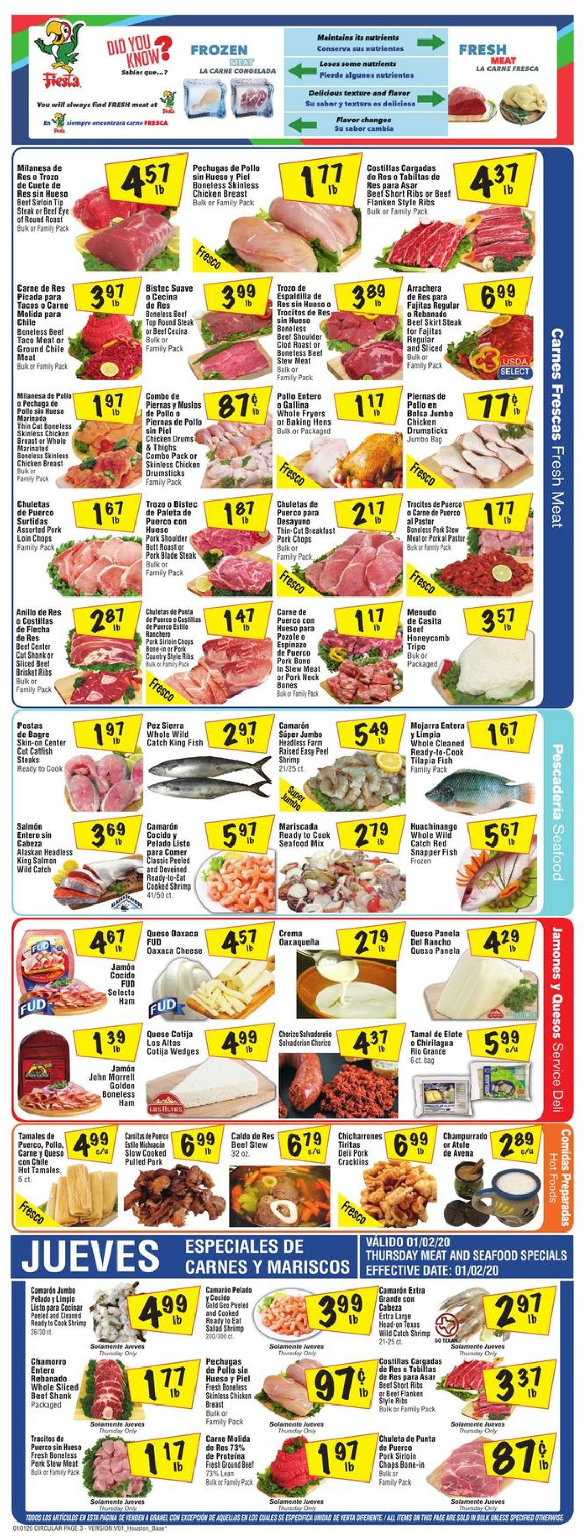 Fiesta Mart Weekly Ad Circular - valid 01/01-01/07/2020 (Page 3)